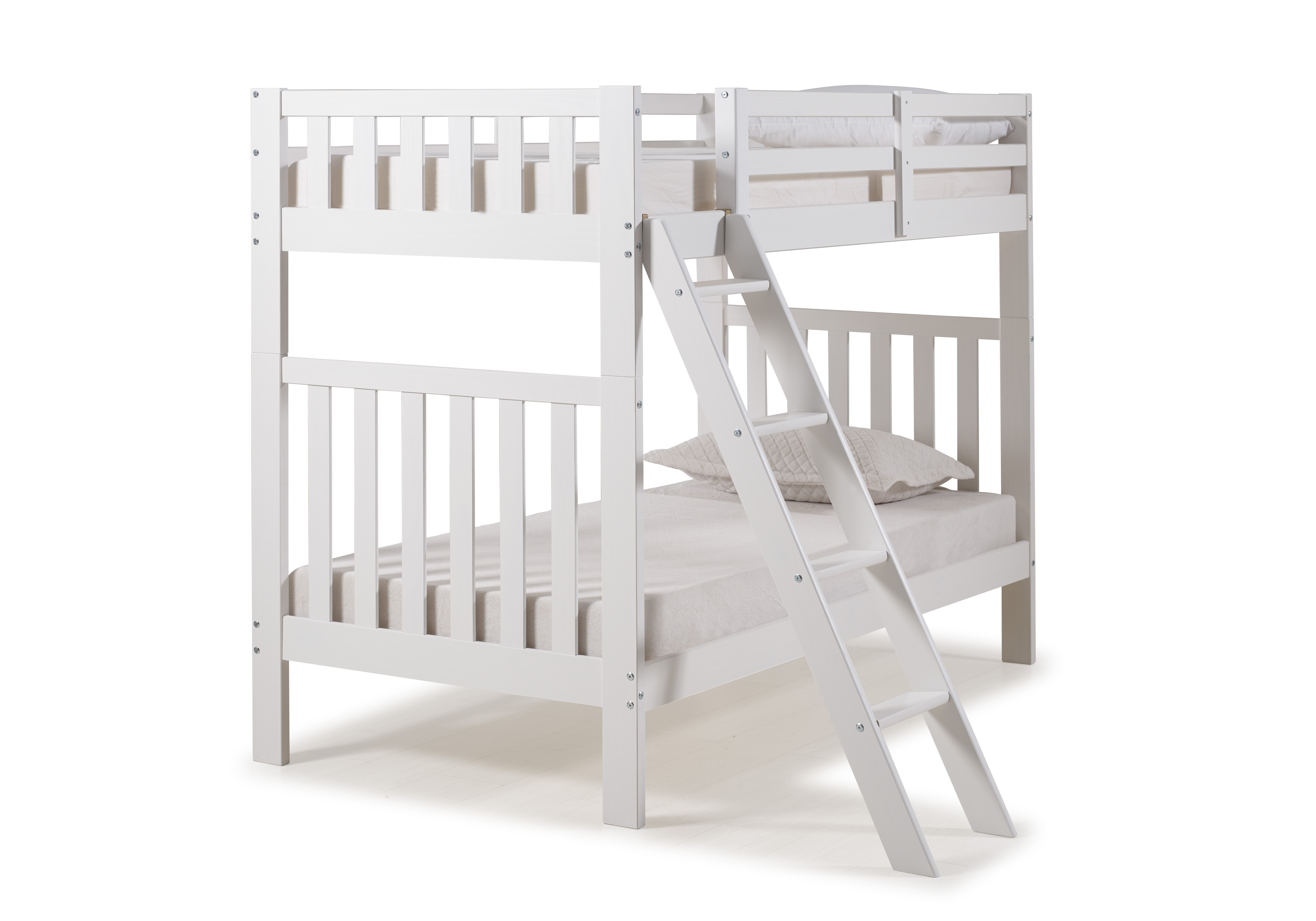 Aurora Twin Over Twin Bunk Bed, White