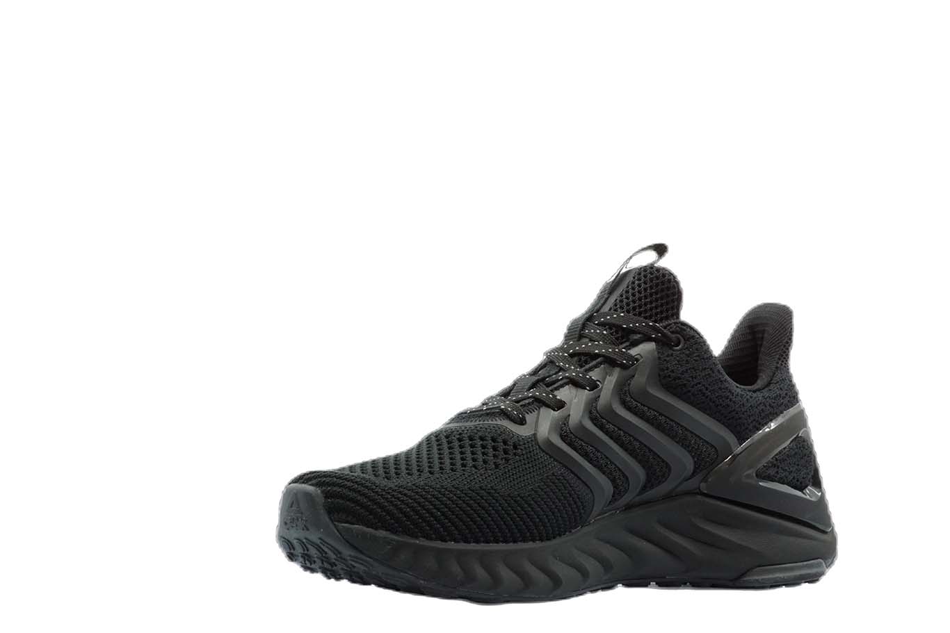 [E92557] Mens Peak Taichi Natural Black Running Shoes - 6