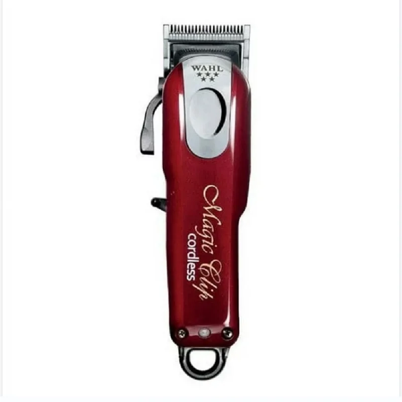 W_a_hl 8140 Professional Cordless Detailer 5 Star Series Magic Clip Hair Clipper Red