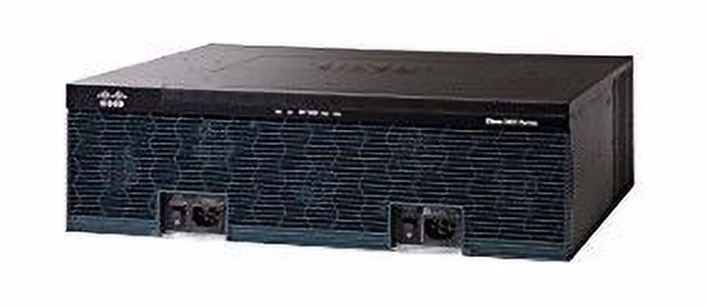 Cisco CISCO3945/K9 3945 Integrated Services Router - 4 x PVDM, 4 x HWIC, 5 x Services Module, 2 x Co