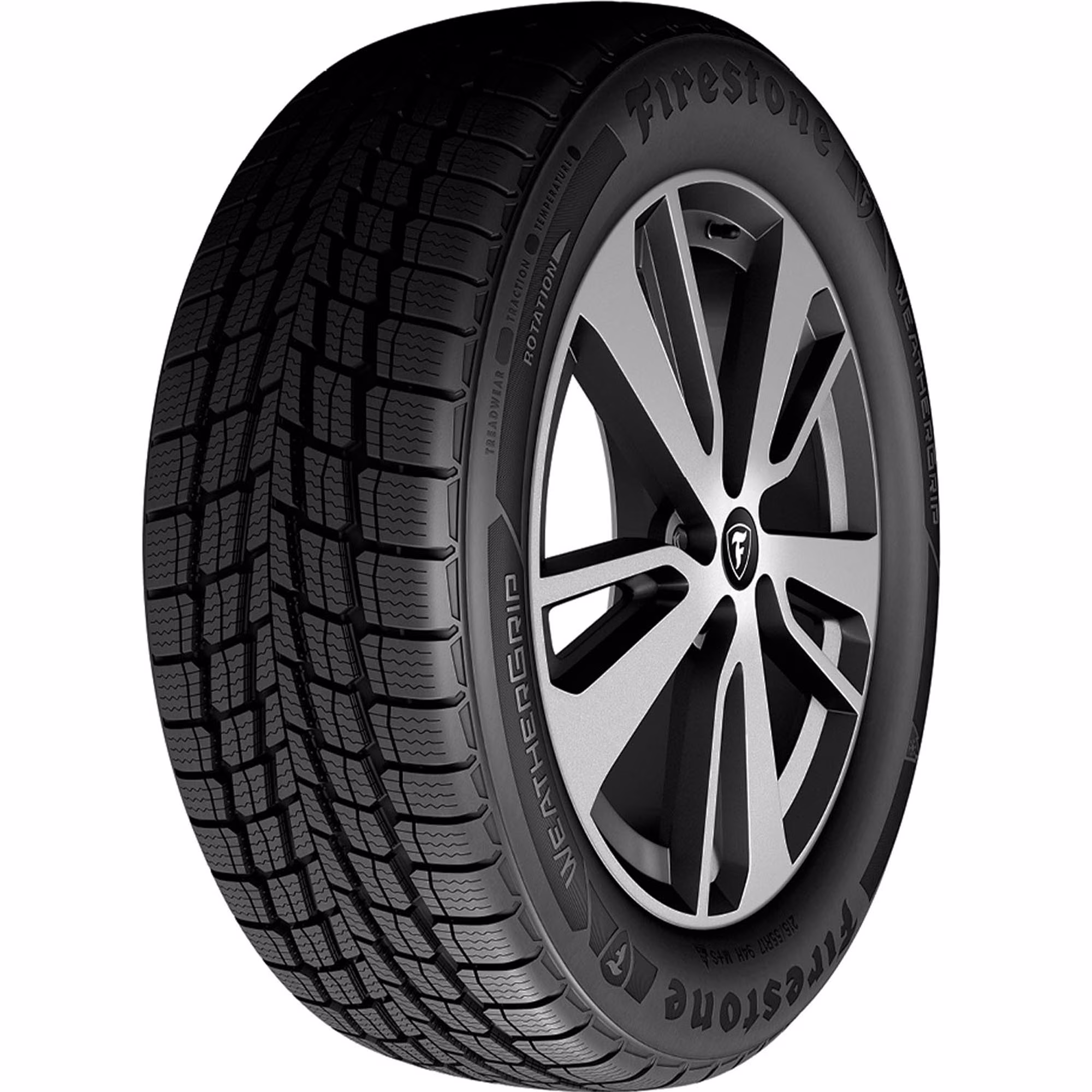 Firestone Weathergrip All Weather 235/65R16 103T Passenger Tire Fits: 2005-09 Honda Odyssey EX-L, 2010 Honda Odyssey NHL SE