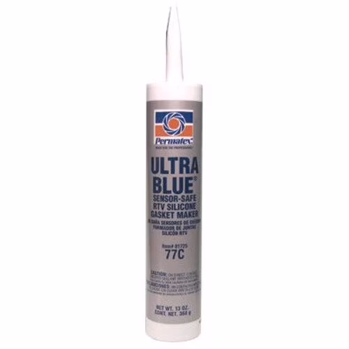 1PK Permatex 81725 Sensor-Safe Ultra Blue RTV Silicone Gasket Maker, 13 oz