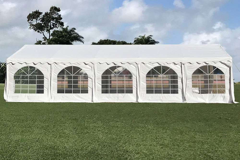 32'x16' Budget PVC Party Tent Canopy Shelter - White - By DELTA Canopies