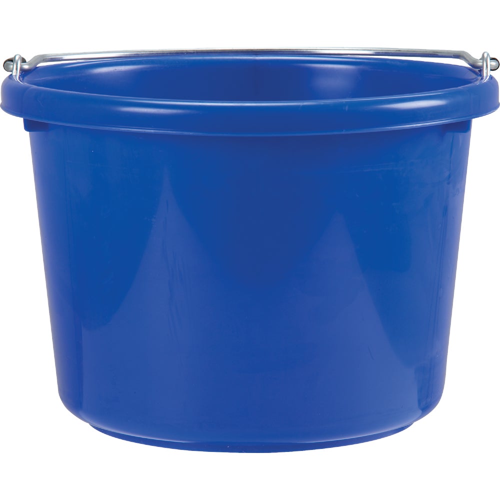 1PACK Tuff Stuff 8 Qt. Blue Poly Bucket
