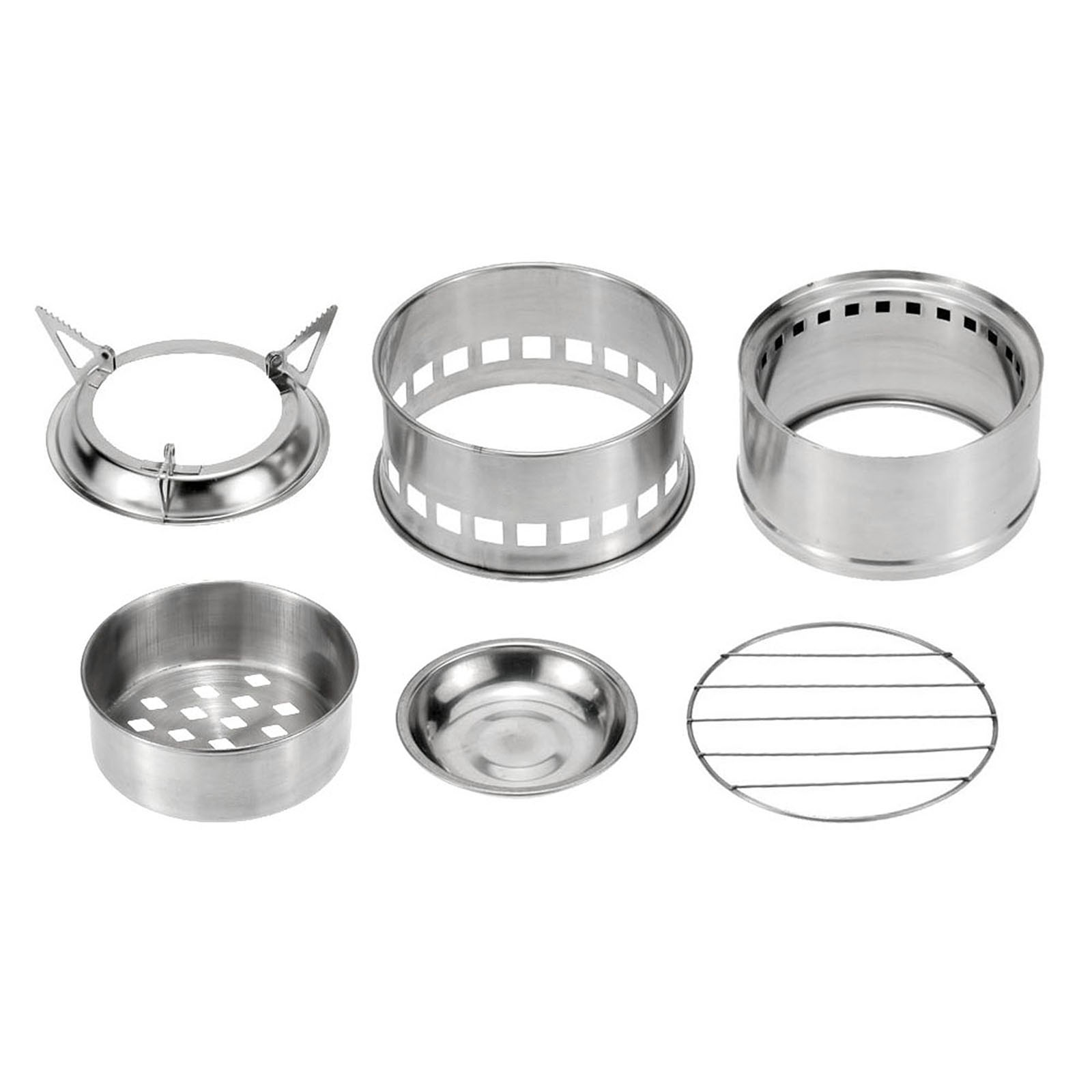 GoolRC Outdoor furnace,StoveWoodPicnic Stainless Steel Stove Stove PortableStove Picnic Bbq Picnics Yabuy Owsoo And