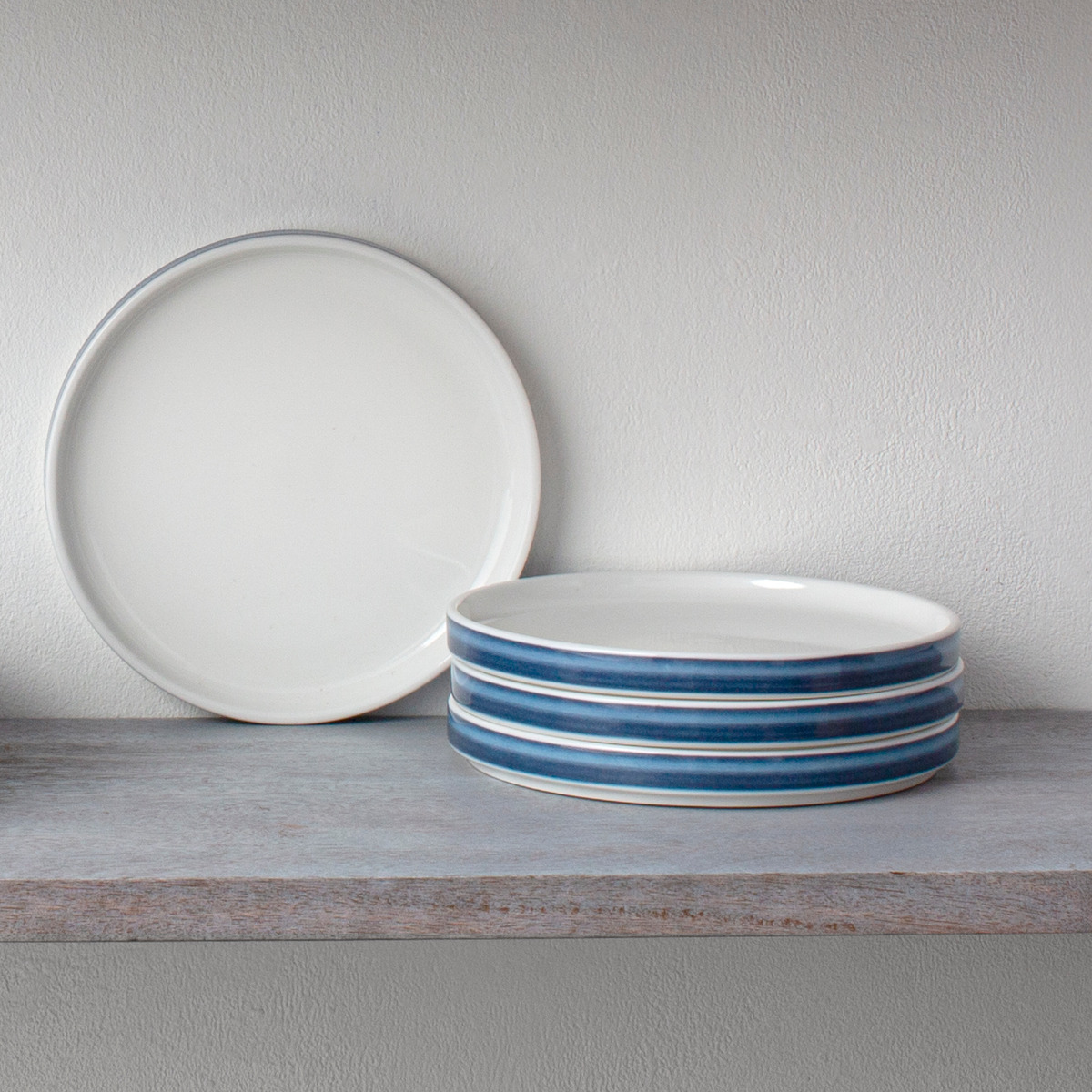 Noritake ColorStax Ombre Indigo Set of 4 Stax Salad Plates