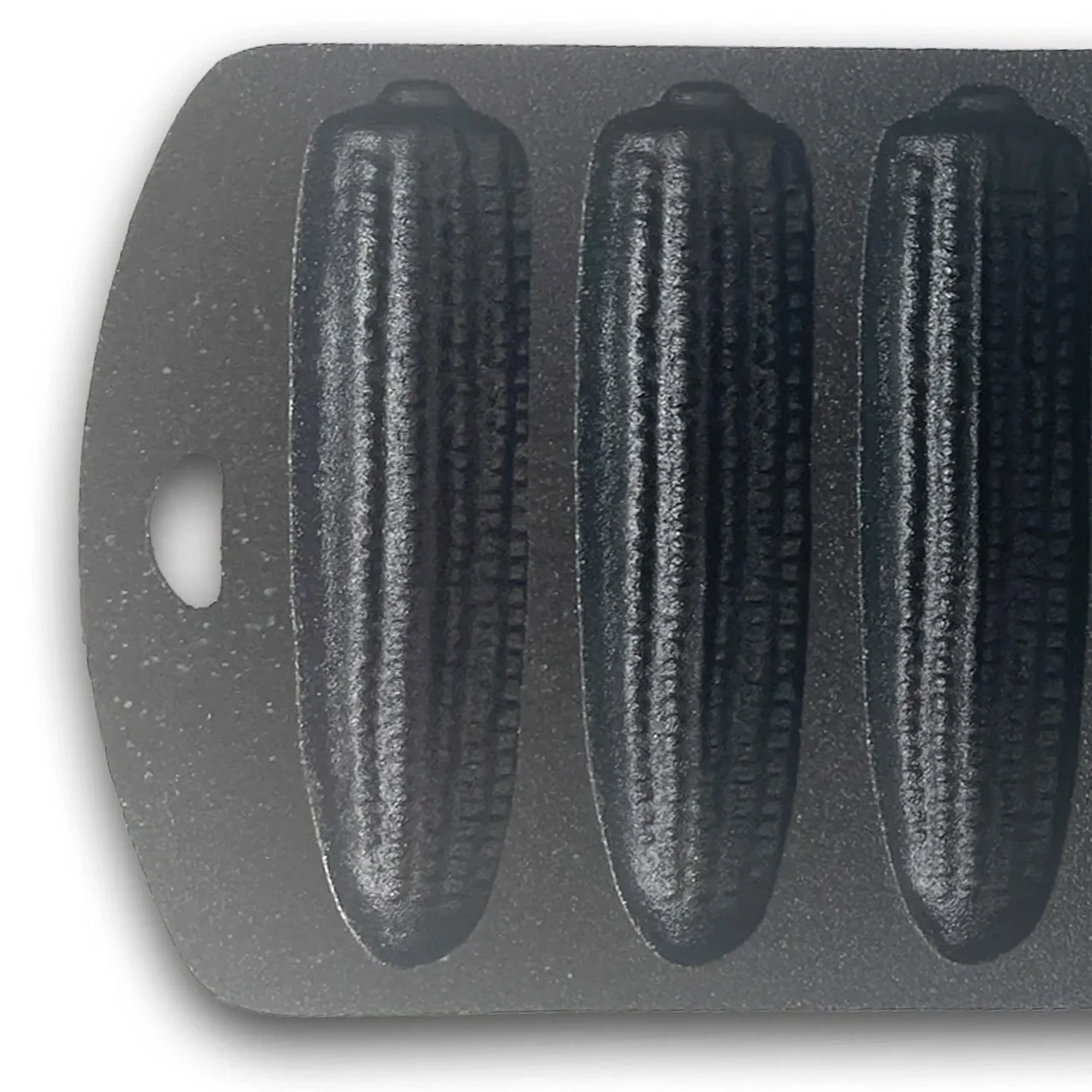 Bayou Classic 12 x 5 Inch Heavy Duty Cast Iron Cornbread Pan with 7 Molds