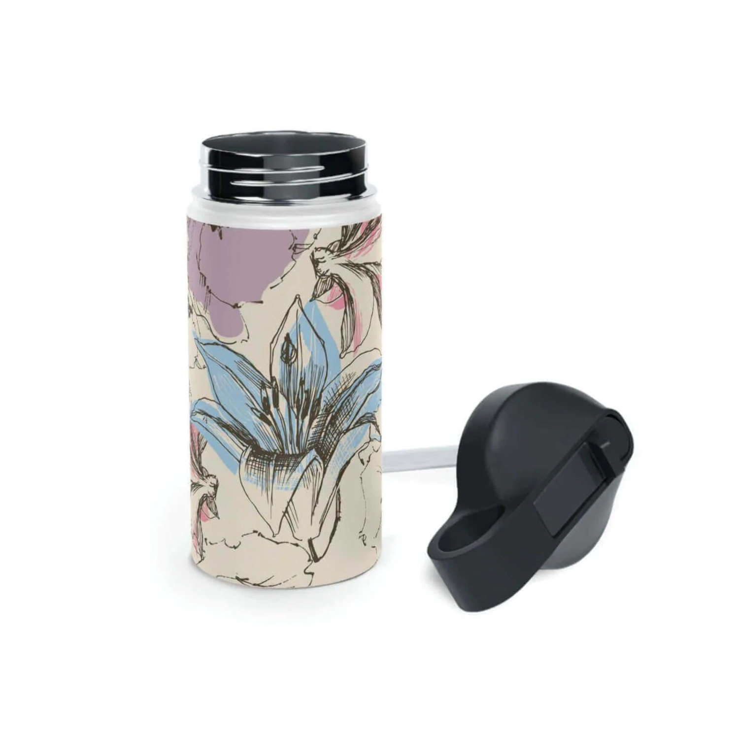 Stainless Steel Water Bottle, with Lid