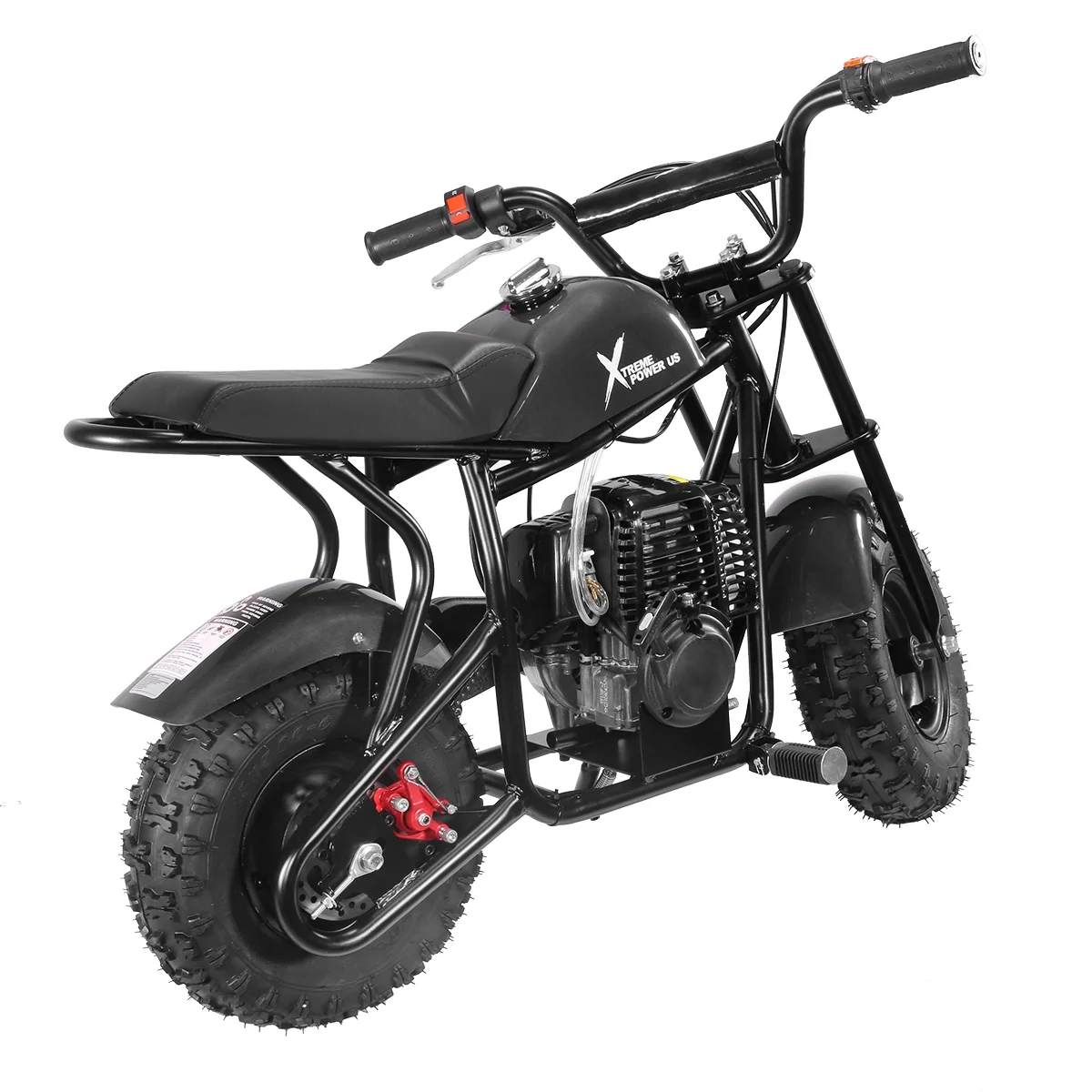40cc Trail Off-Road Dirt Bike 4-Stroke Gas Motorcycle Bike Pocket Ride-On Kids Mini Bike, Matte Black