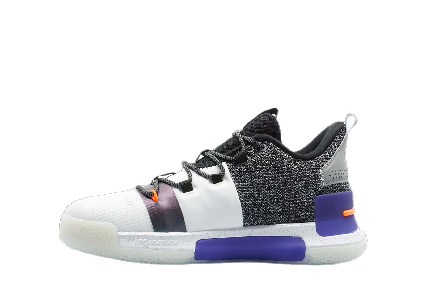 [E94451] Mens Peak Taichi Flash Lou Williams Team White Purple Basketball Shoes - 7