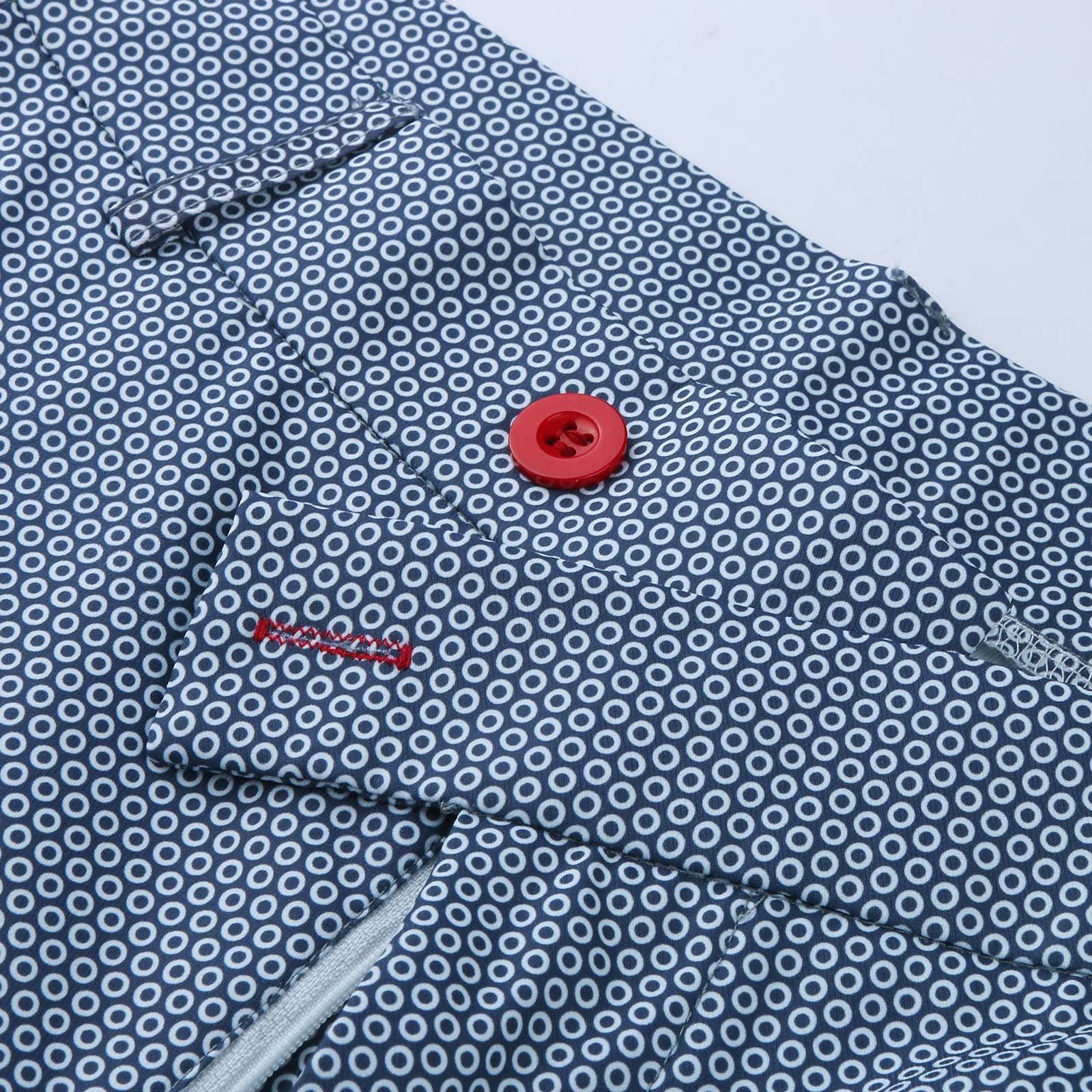 Men'S Casual Versatile Fashion Stretch Pants Dot Print Slim Fit Small Feet Suit Trousers Casual Pants Grey M