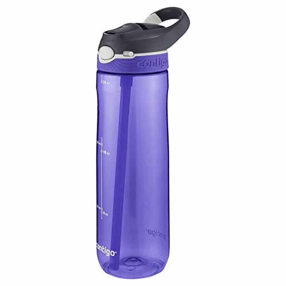Contigo Autospout Ashland Straw Water Bottle 24oz in Grapevine, BPA Free