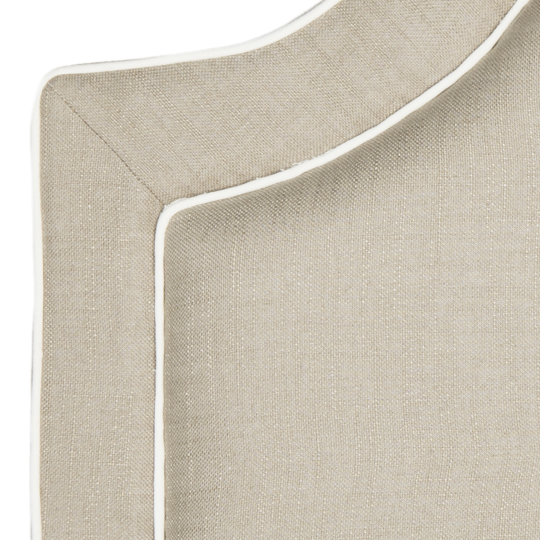 SAFAVIEH Tallulah Class Arched Tufted Headboard, King, Dark Oyster