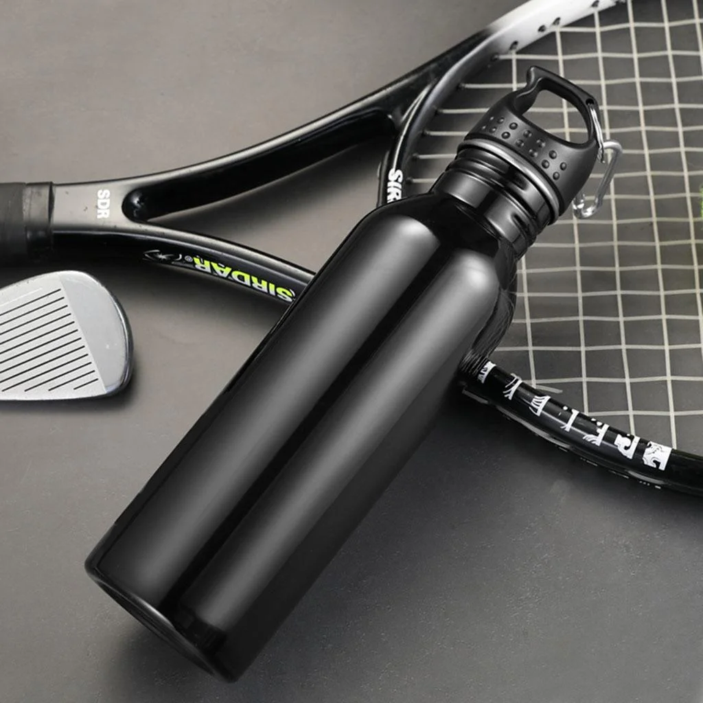 Stainless Steel Bottle Cycling Hiking Black