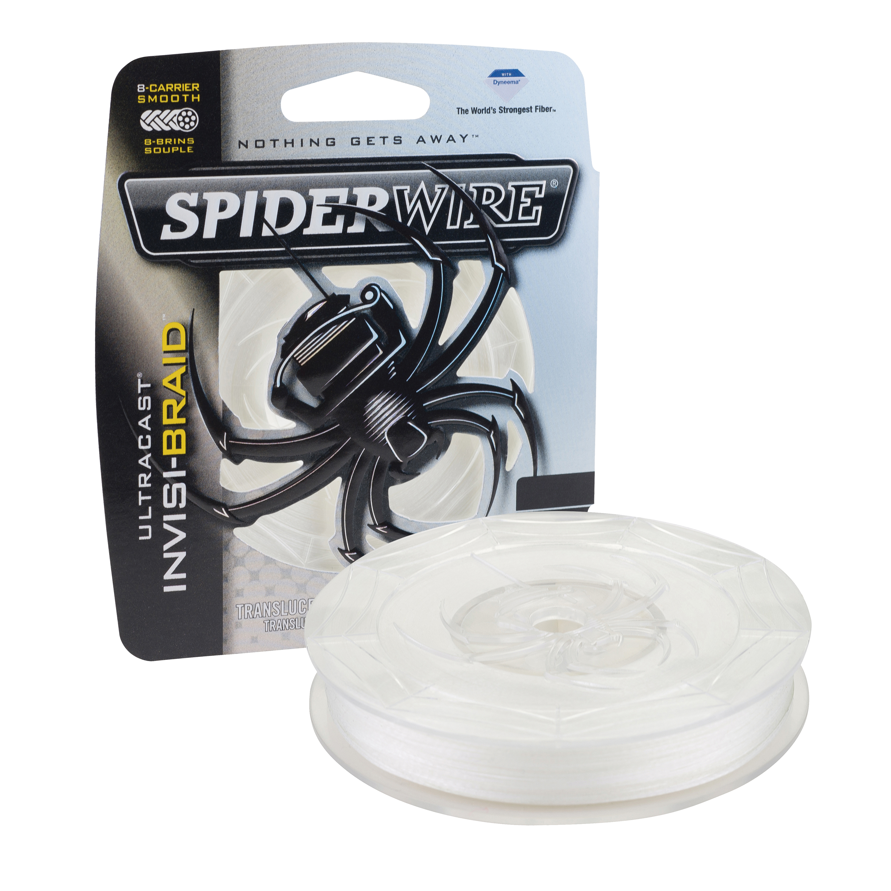 Spiderwire Ultracast Invisi-Braid Superline Line Spool 300 Yards, 0.004