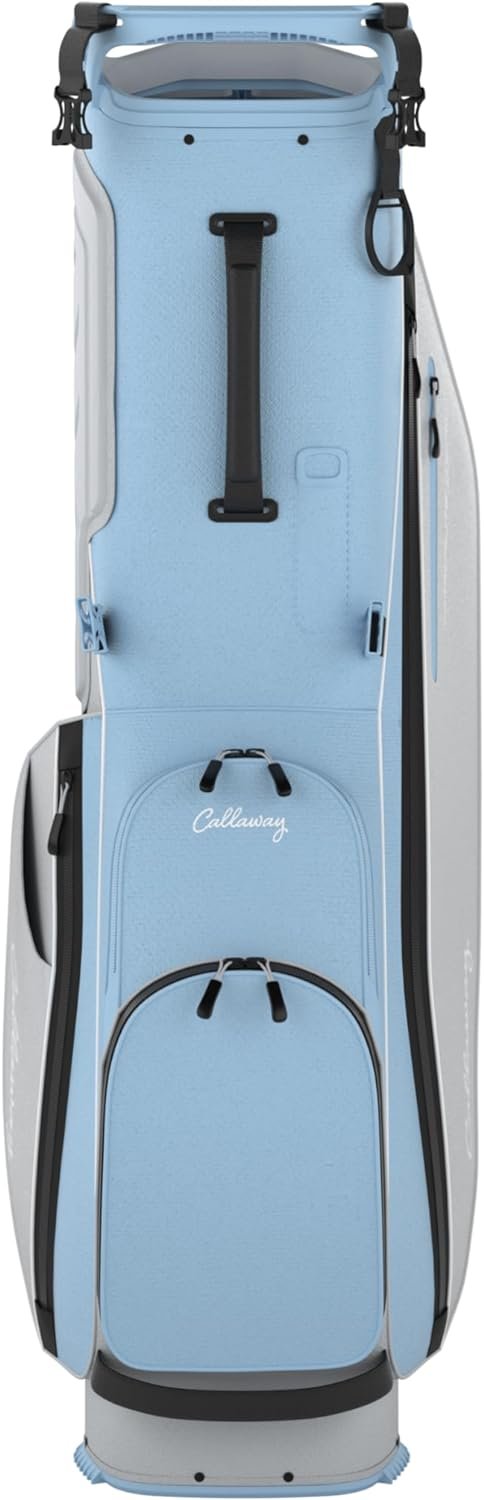 NEW Callaway Golf 2024 Hyper-Lite Zero Stand Bag 4-Way Top - Glacier / Silver