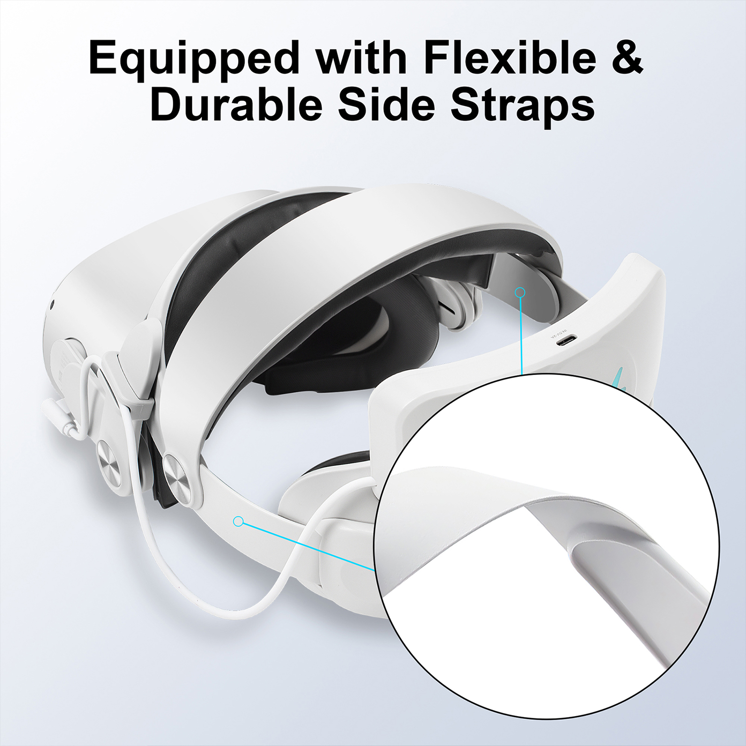 Battery Pack Head Strap Compatible with Quest 2 - SG-MQHS-29