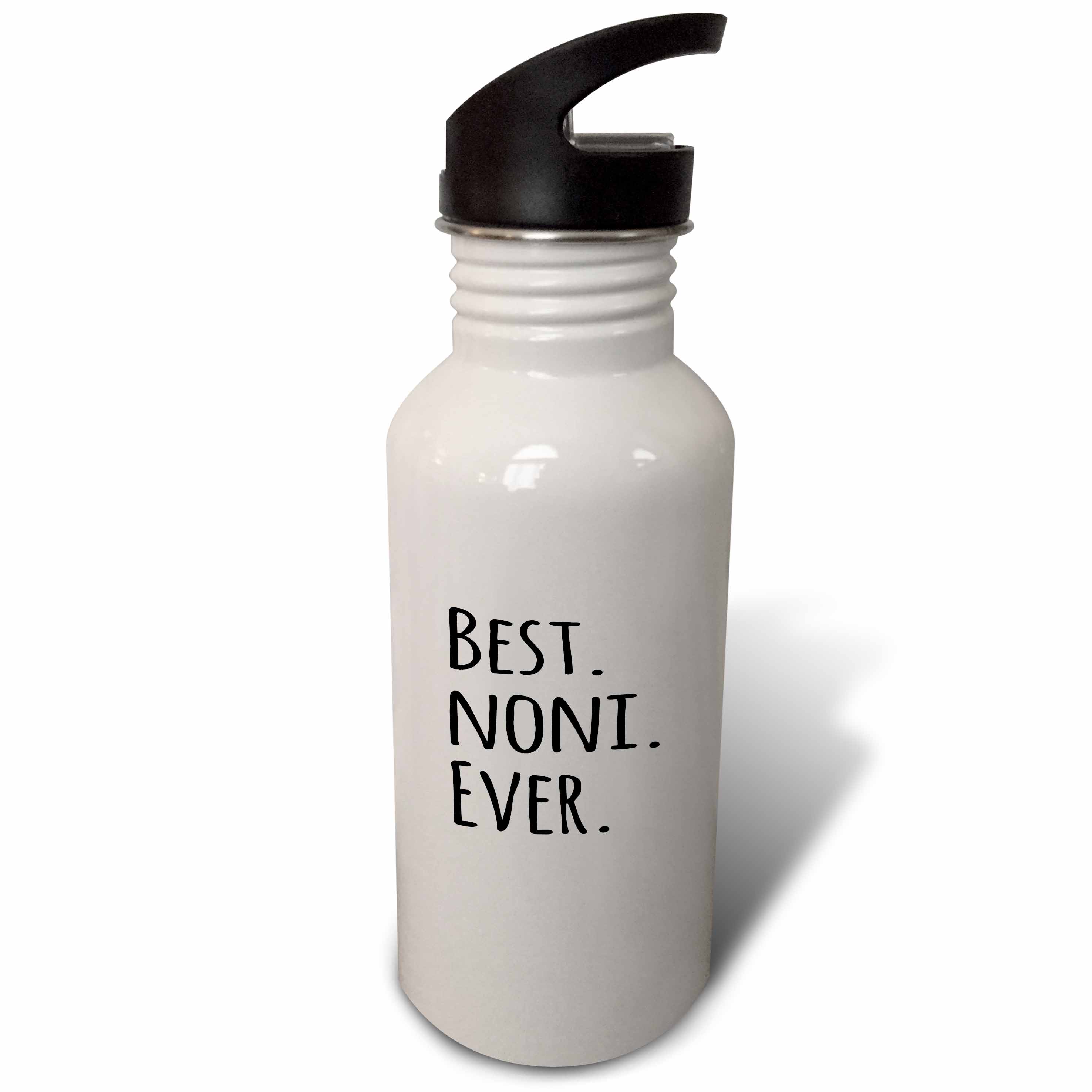 Best Noni Ever - Gifts for Grandmothers - Grandma nicknames - black text - family gifts 21 oz Sports Water Bottle wb-151512-1