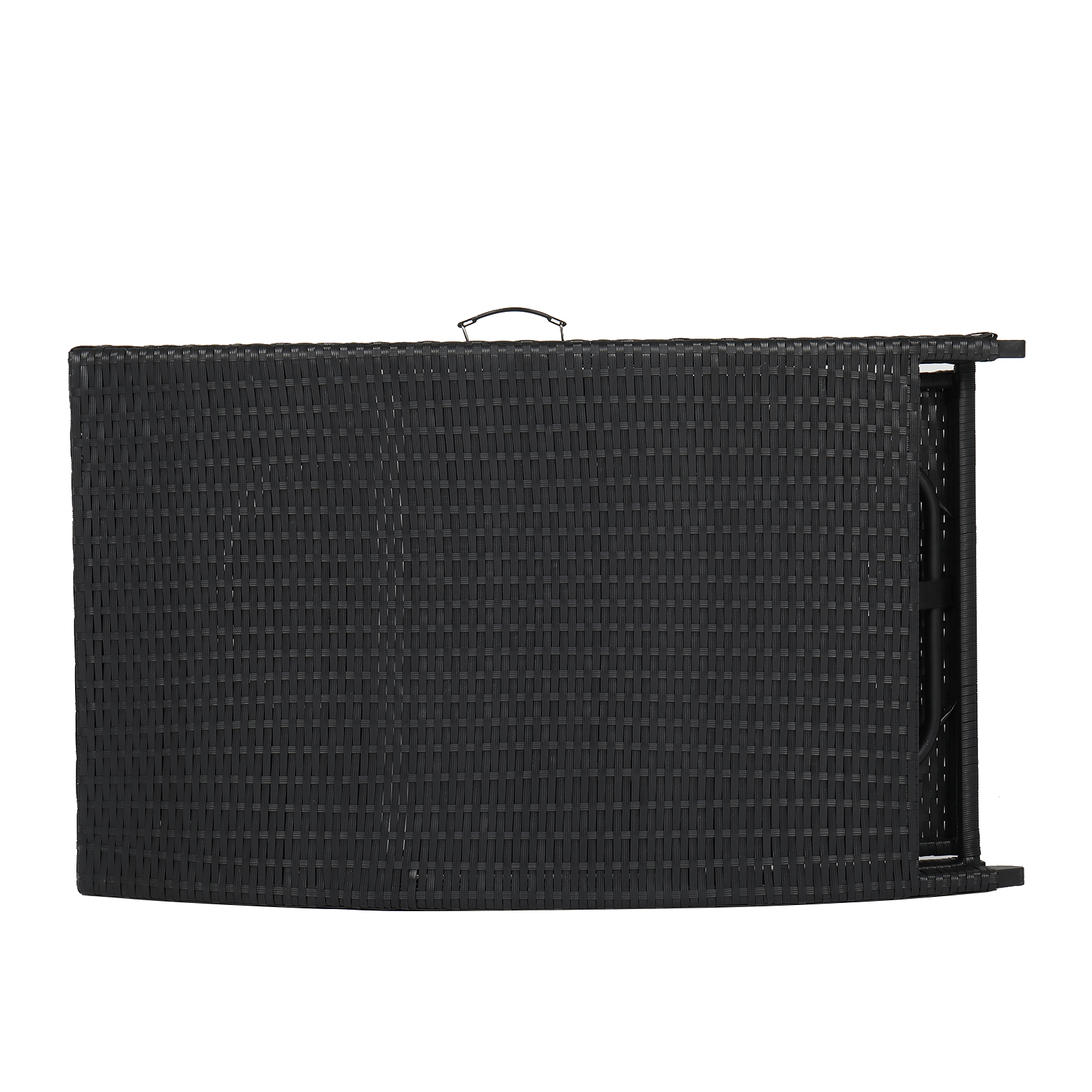 Folding Bed Three-Piece Set-Black Four Lines