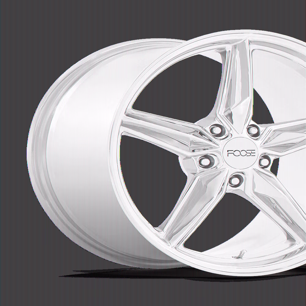 Foose F173 CF8 Chrome 19x9.5 5x120 45mm (F173199513+45)