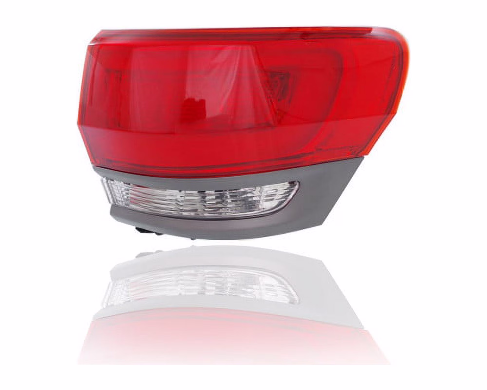 Tail Light Assembly - Compatible/Replacement for '14-15 Jeep Grand Cherokee - Halogen, Outer On Body Quarter Panel, Light Gray Trim - Right Hand - Passenger - 68236104AC