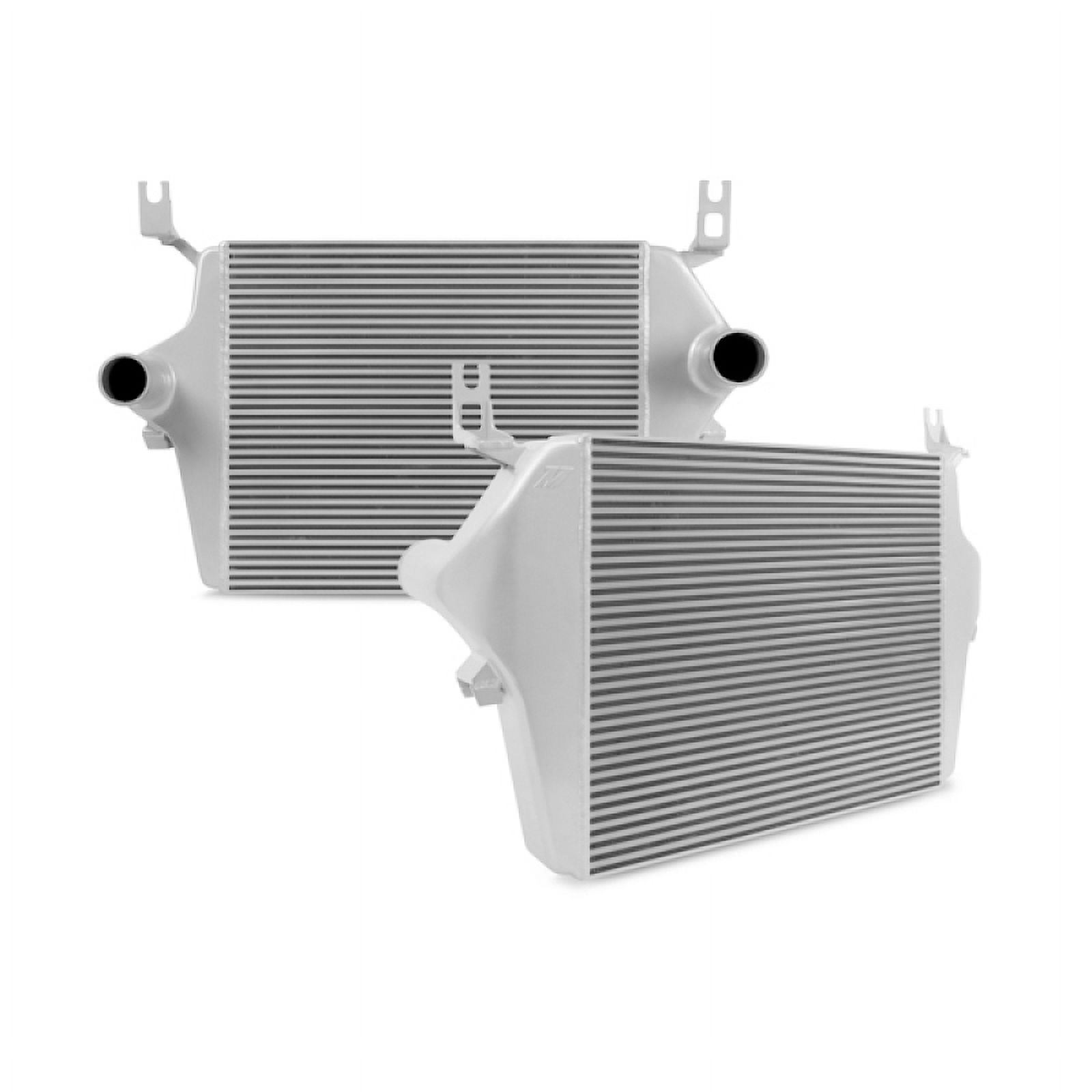 Mishimoto MMINT-F2D-03SL Performance Intercooler Compatible With Ford 6.0 Powerstroke 2003-2007 Silver