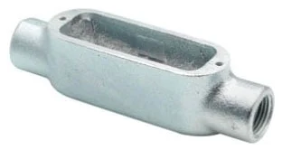 Bridgeport Fittings C-46CG, Conduit Body, 2In C Cvr Cvr/Gask Cond Bdy, 1 PC