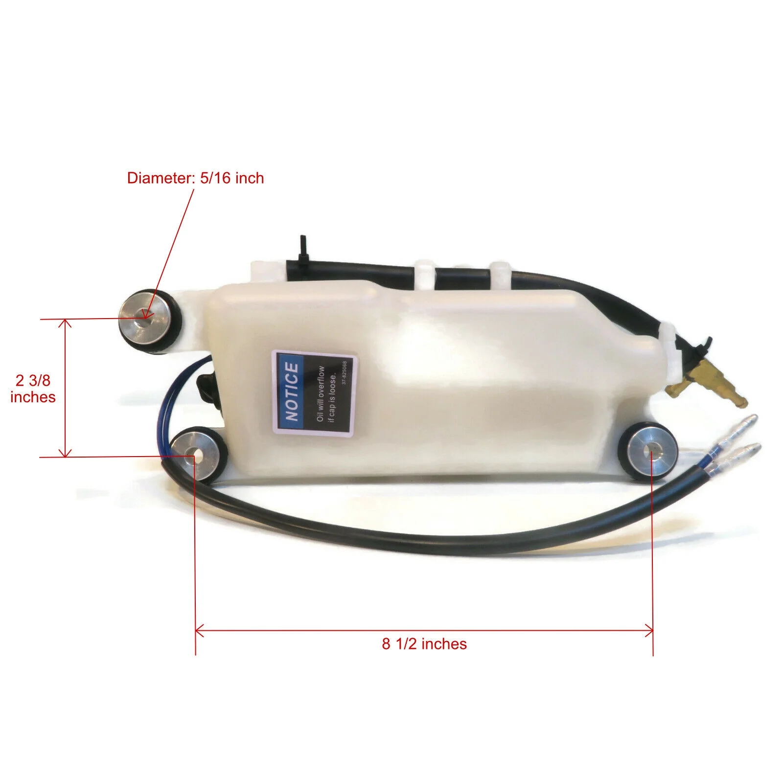 The ROP Shop | Oil Reservoir Tank For Mercury 200 DFI M2 Jet Drive Powerhead 0E384500-0E433351