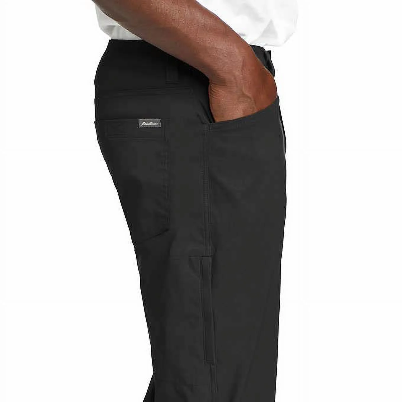 Eddie Bauer Men's Water-Repellent UPF 50+ Stretch Tech Pant 32x34 Black)