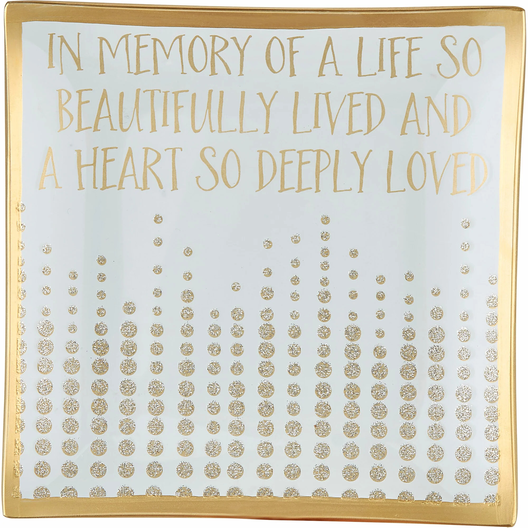 In Memory Square Plate