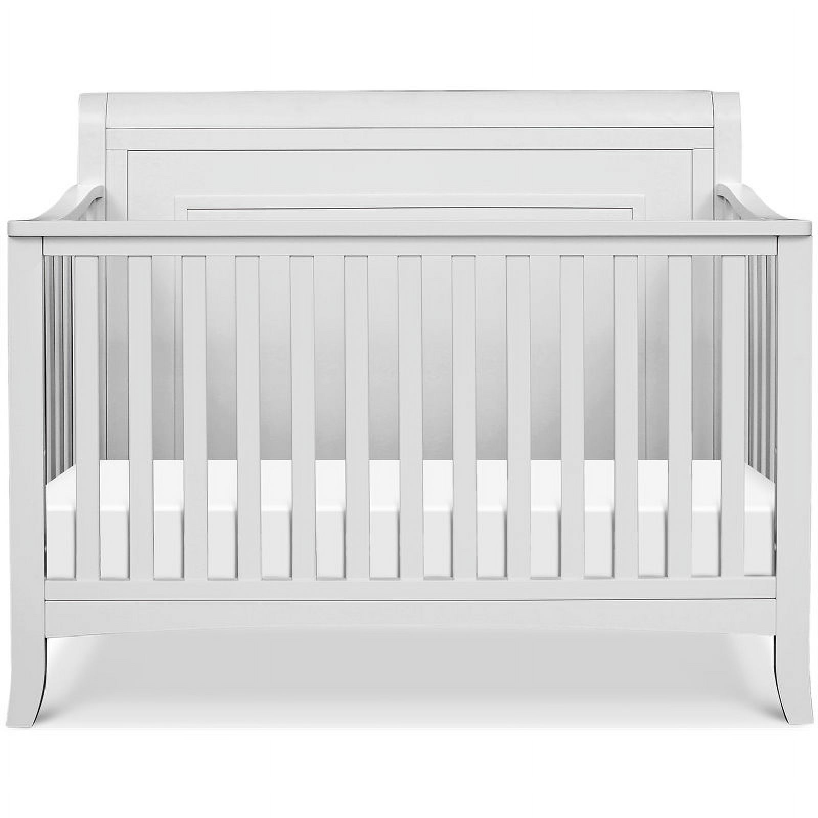 DaVinci Anders Pine Wood 4-in-1 Convertible Crib in Cloud Gray