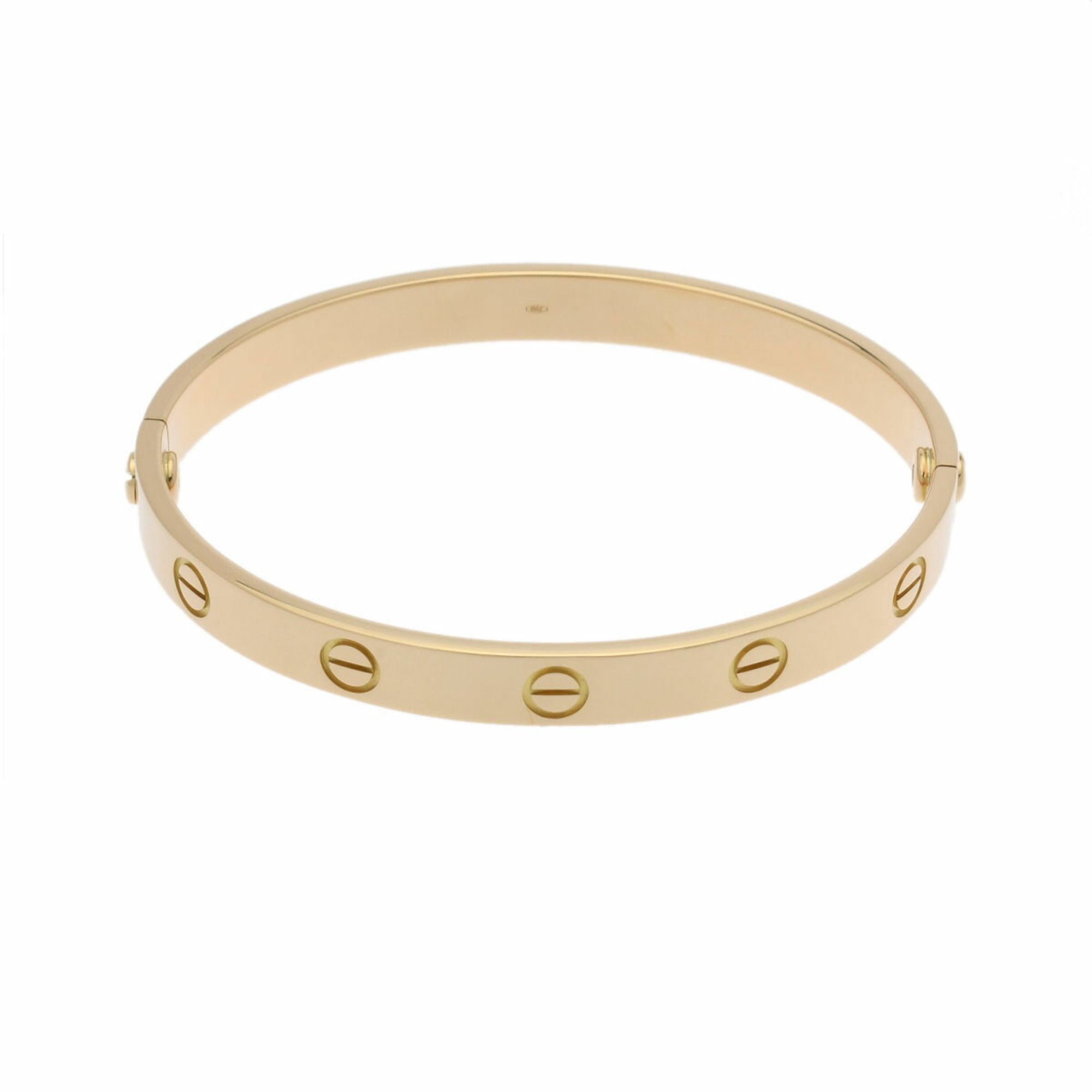 Pre-Owned CARTIER Love Bracelet Women's K18 Yellow Gold (Good)