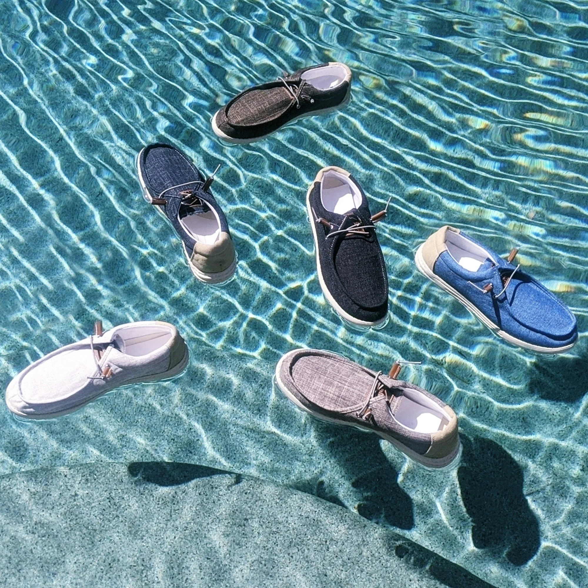 Alpine Swiss Flynn Mens Boat Shoes Casual Slip On Moccasin Loafers Sailing Deck Shoe So Light It Floats On Water