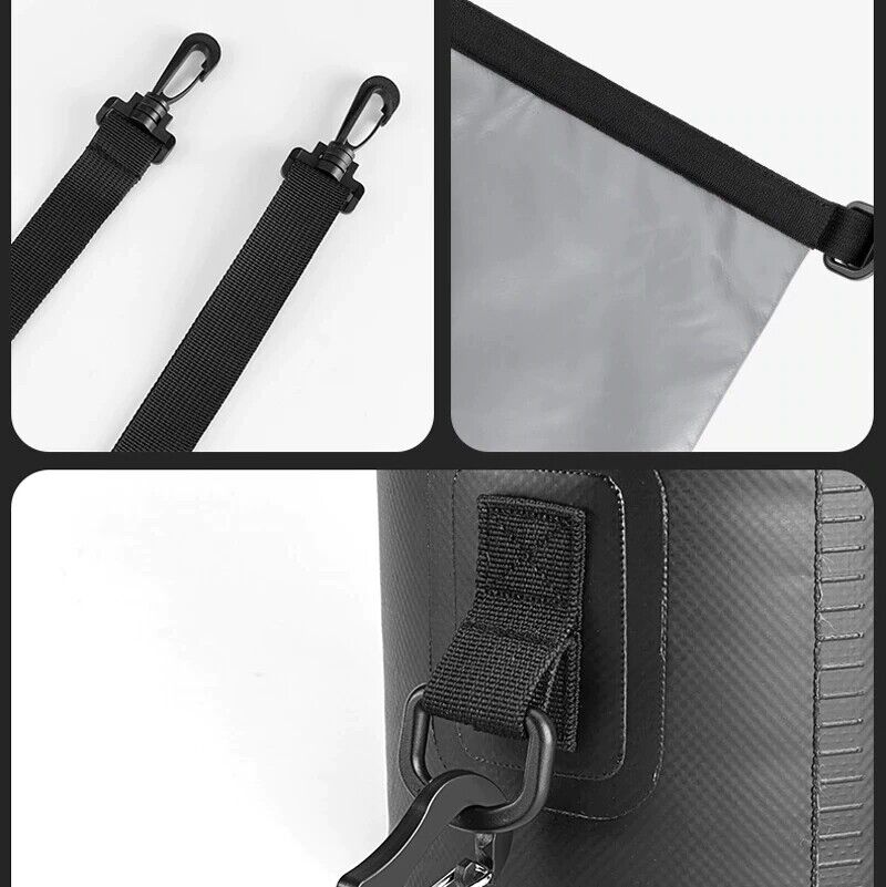 ROCKBROS 30 Dry Bag Backpack Waterproof Beach Bag with Carrying Straps Fishing Swimming Camping Camouflage