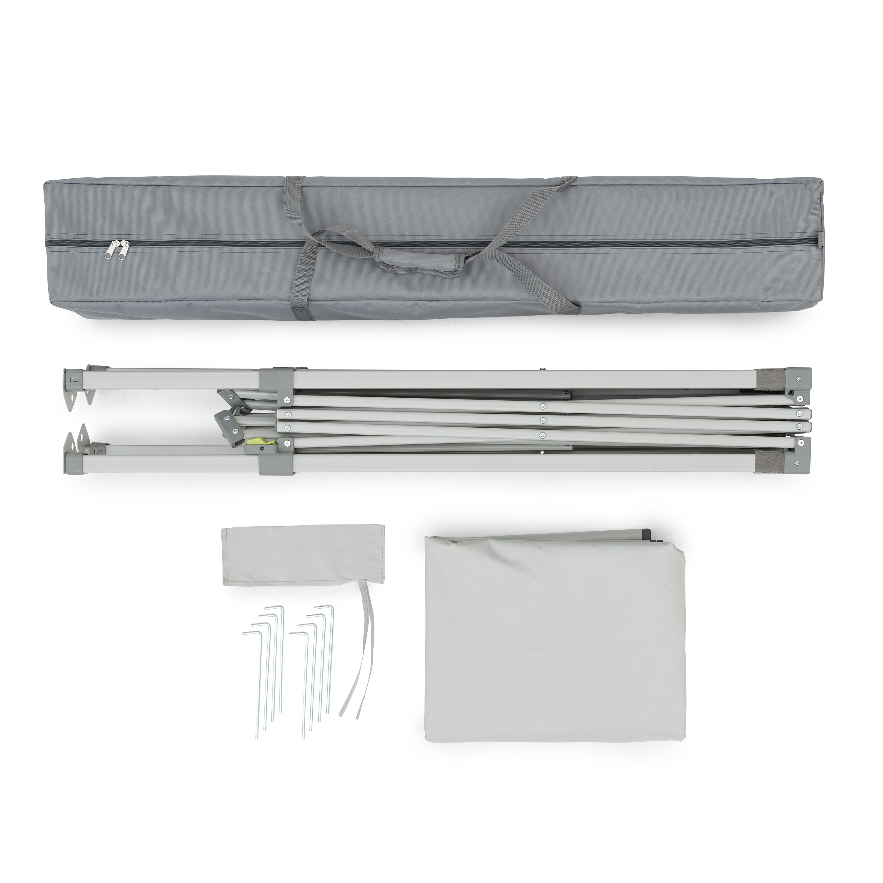 Core 8 x 8 Foot Outdoor Instant Pop Up Tent Canopy with Carry Bag, Gray