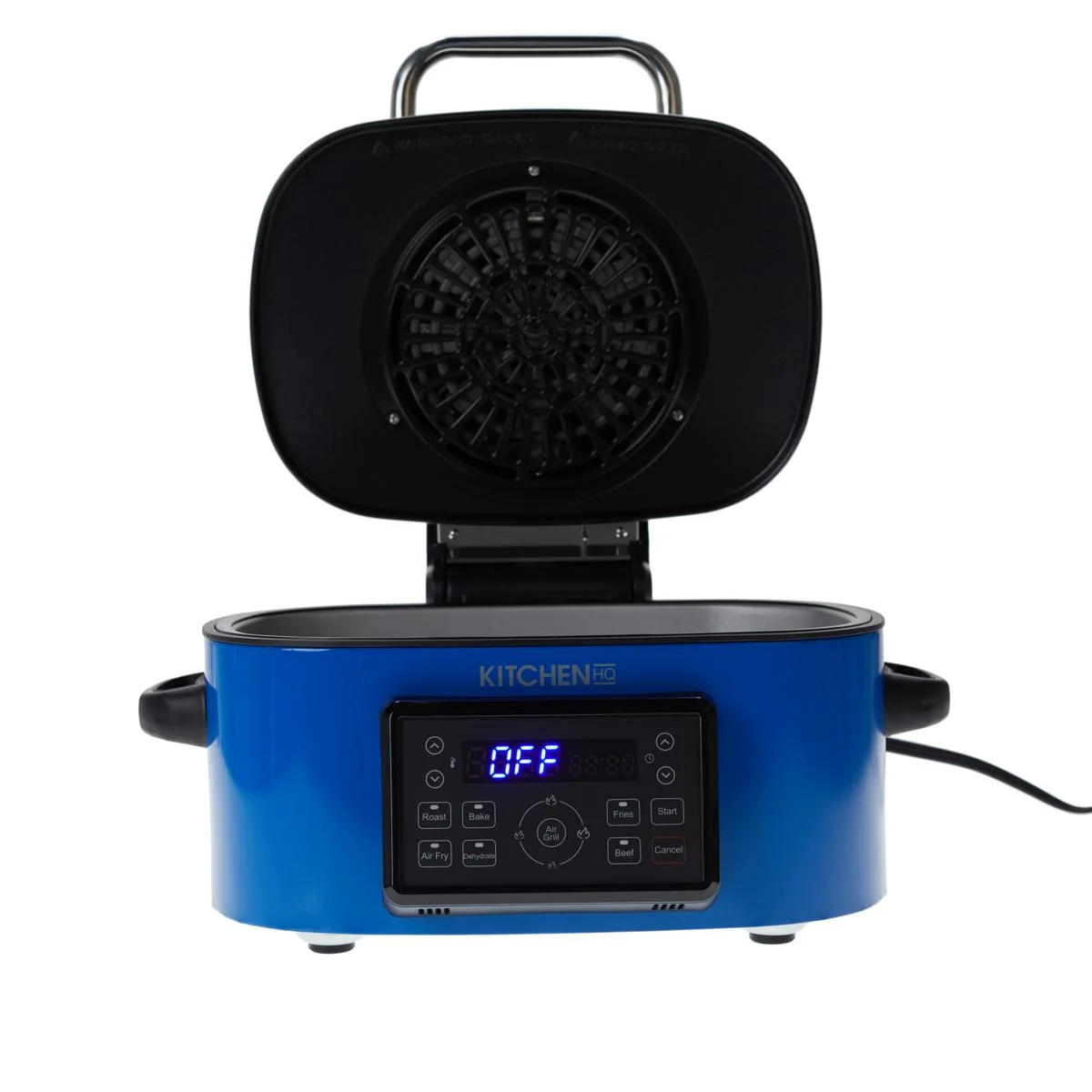 Kitchen HQ 7-in-1 Air Fryer Grill with Accessories Open Box