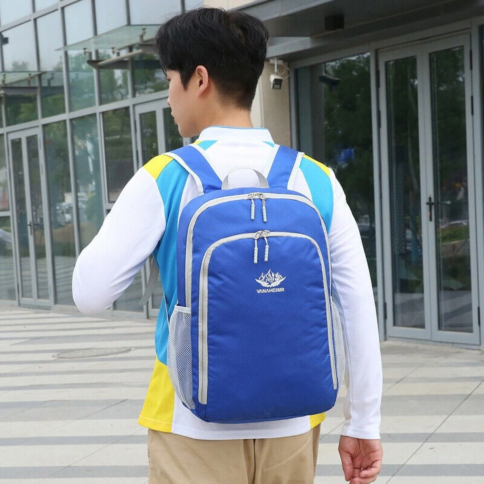 24L Ultra Lightweight Foldable Hiking Backpacks Water Resistant Small Daypack