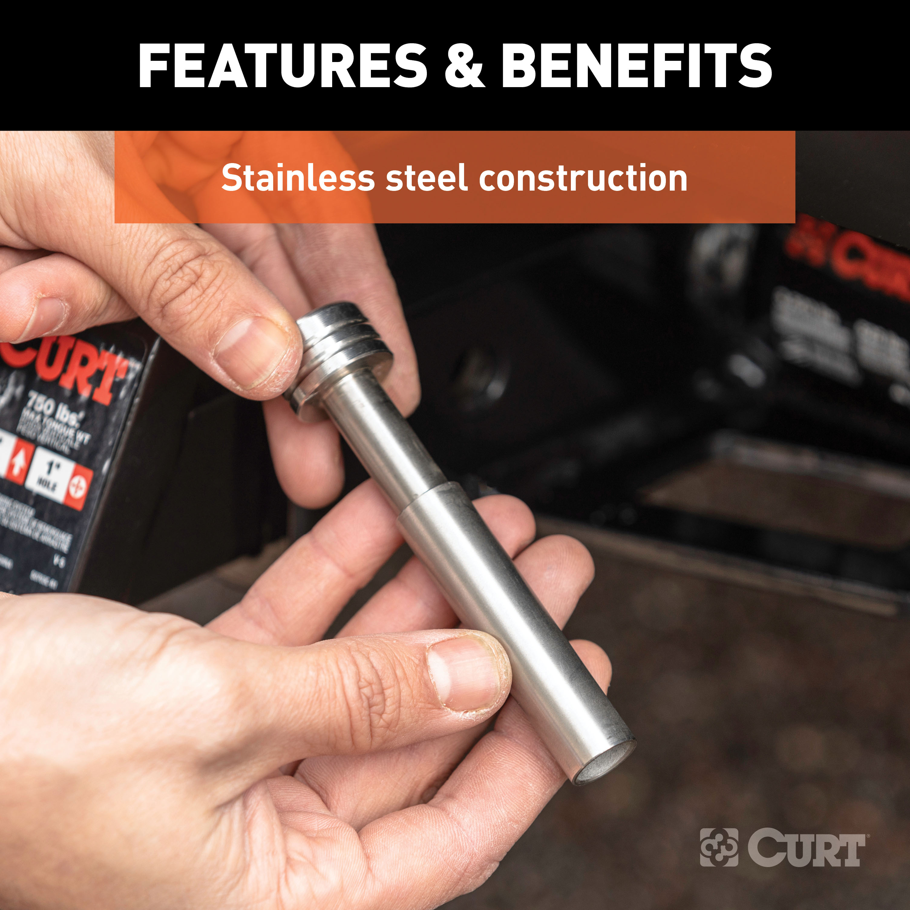 Hitch Lock with Adapter