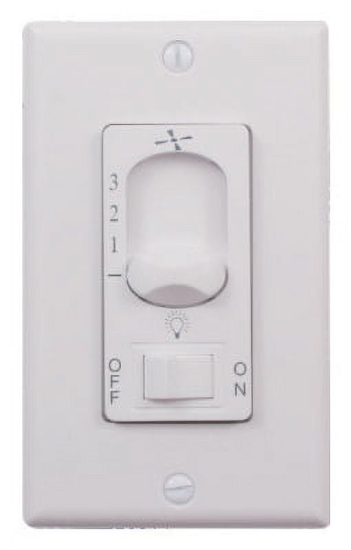 Wind River Wsc4403 Wall Mount Ceiling Fan Remote Control System - White