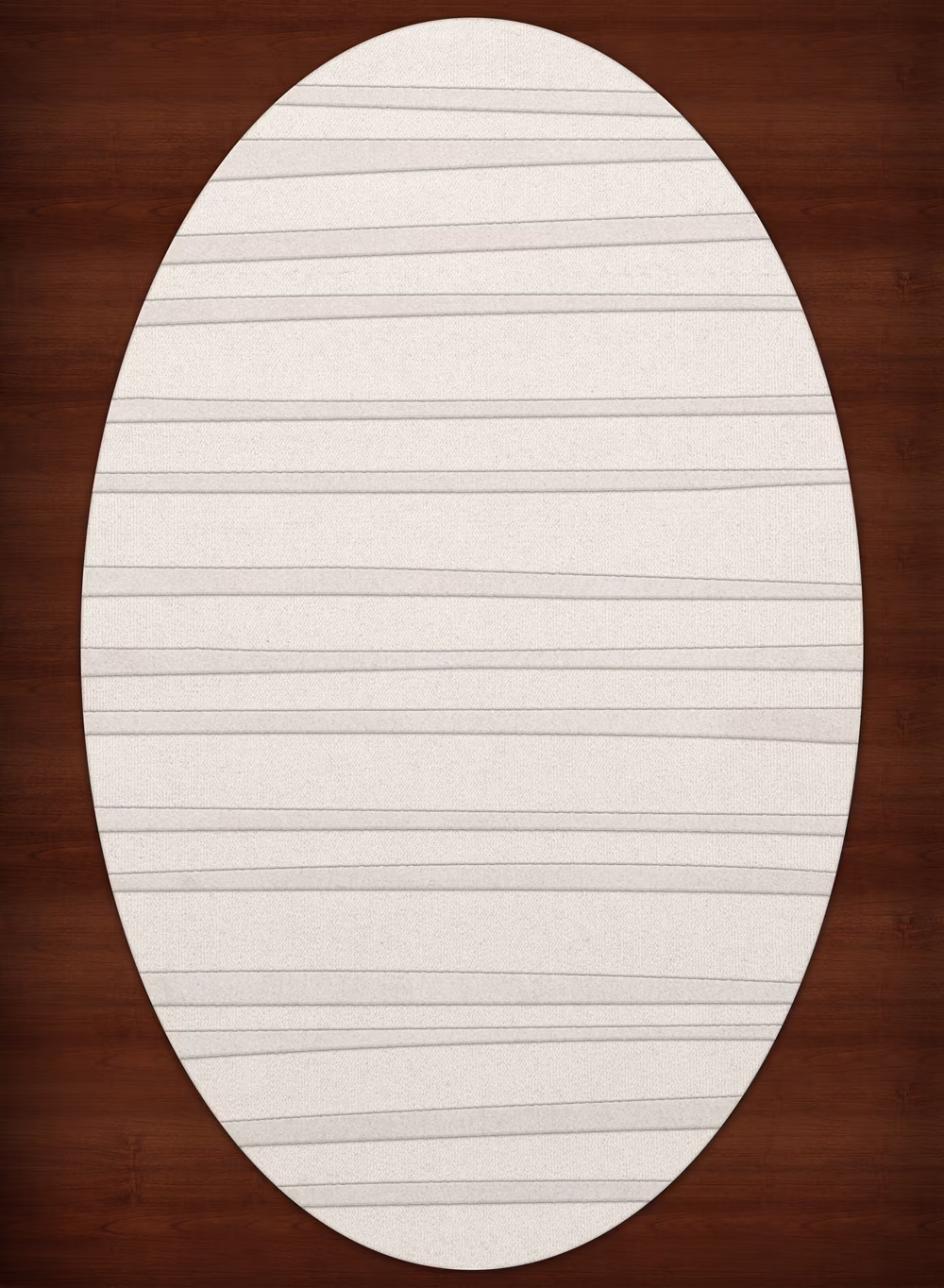 Dalyn Dover Area Rug DV16 Dv16 Snow Stripes Lines 3' x 5' Oval