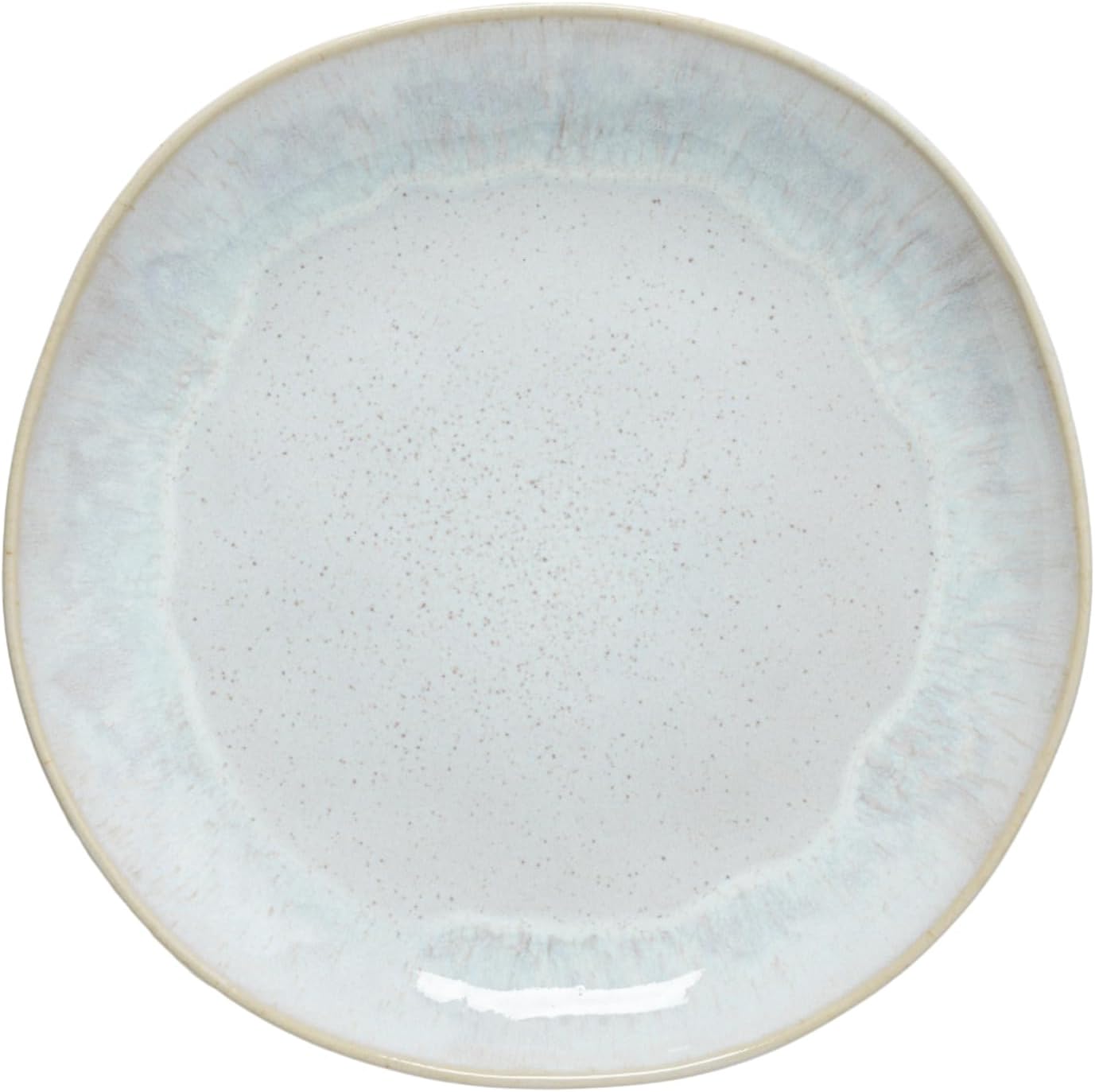 Ceramic Stoneware 11'' Dinner Plate - Eivissa Collection, Sand Beige | Microwave & Dishwasher Safe Dinnerware | Food Safe Glazing | Restaurant Quality Tableware