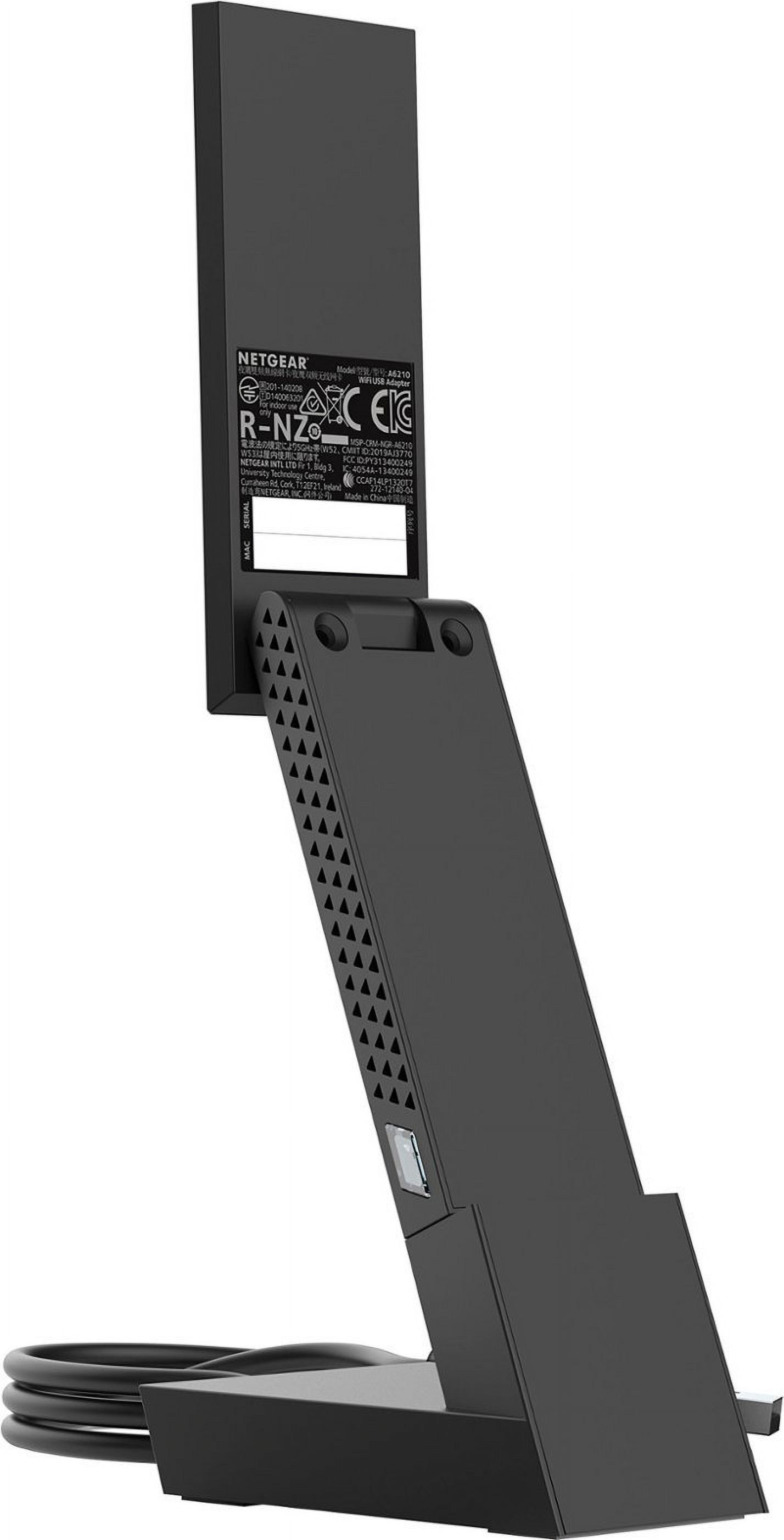 Nighthawk AXE3000 Tri-Band Wi-Fi 6E USB 3.0 Adapter - Black