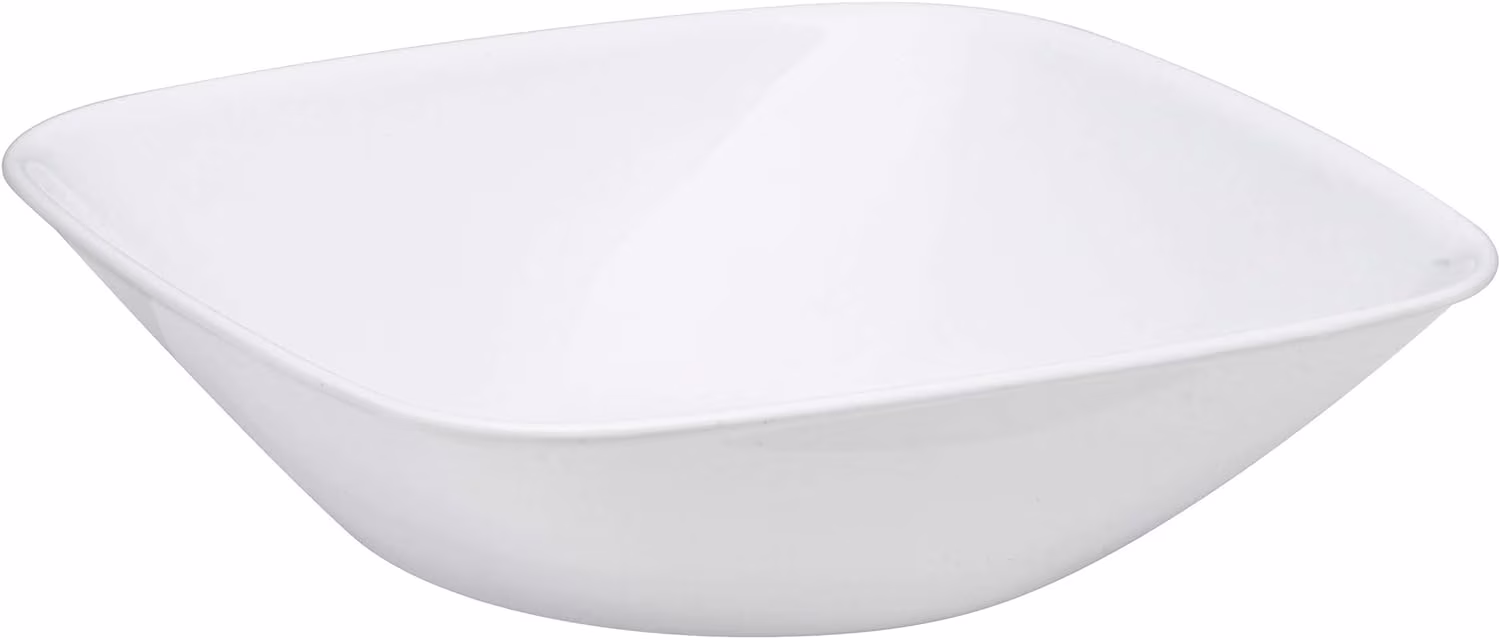 Pure White O/S Soup/Cereal Bowl 650ml/22oz Plain White Pure White (Pack of 2)