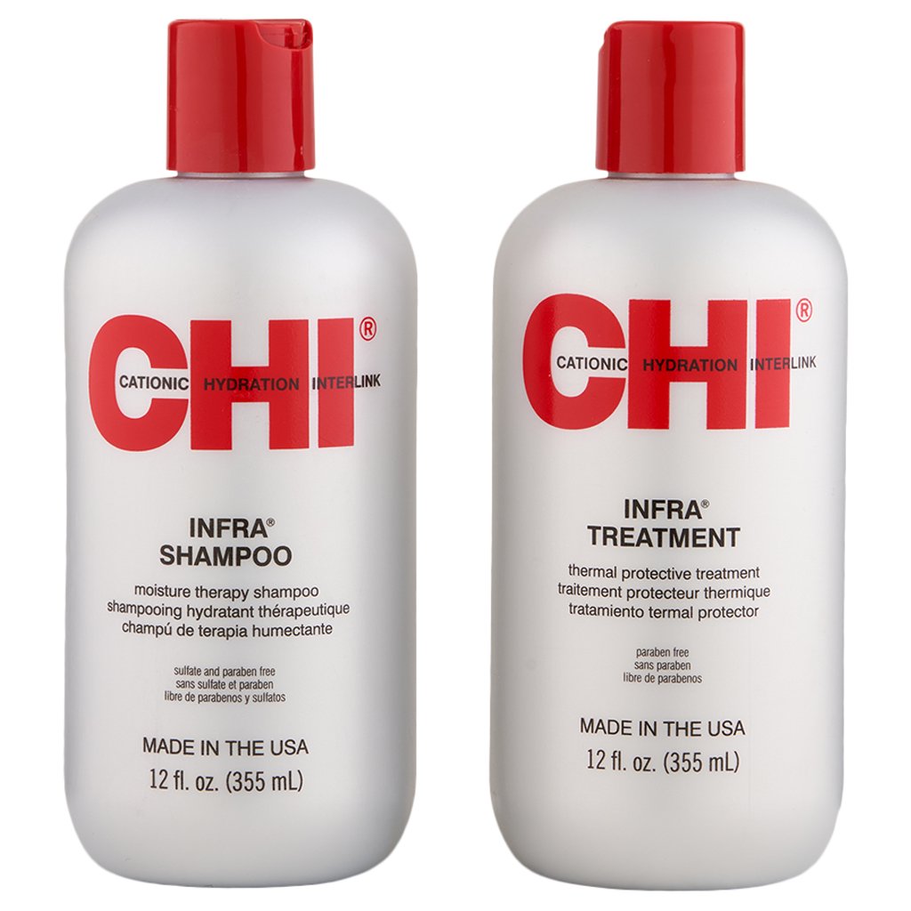 CHI - Infra Shampoo & Treatment 12 Oz. * BEAUTY TALK LA *