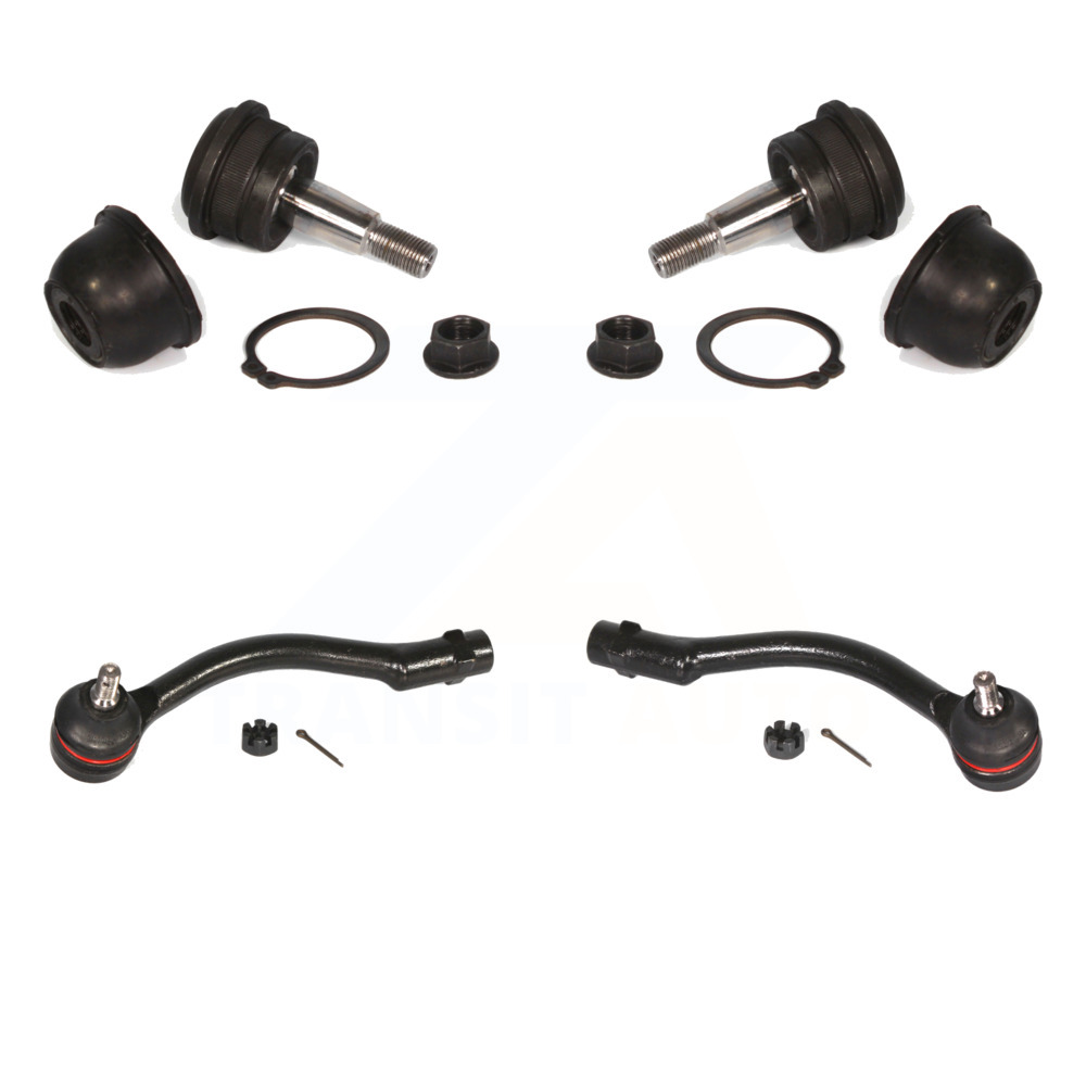 Front Suspension Ball Joint And Tie Rod End Kit For 2012-2015 Hyundai Accent Vehicles Manufactured in Korea KTR-102478
