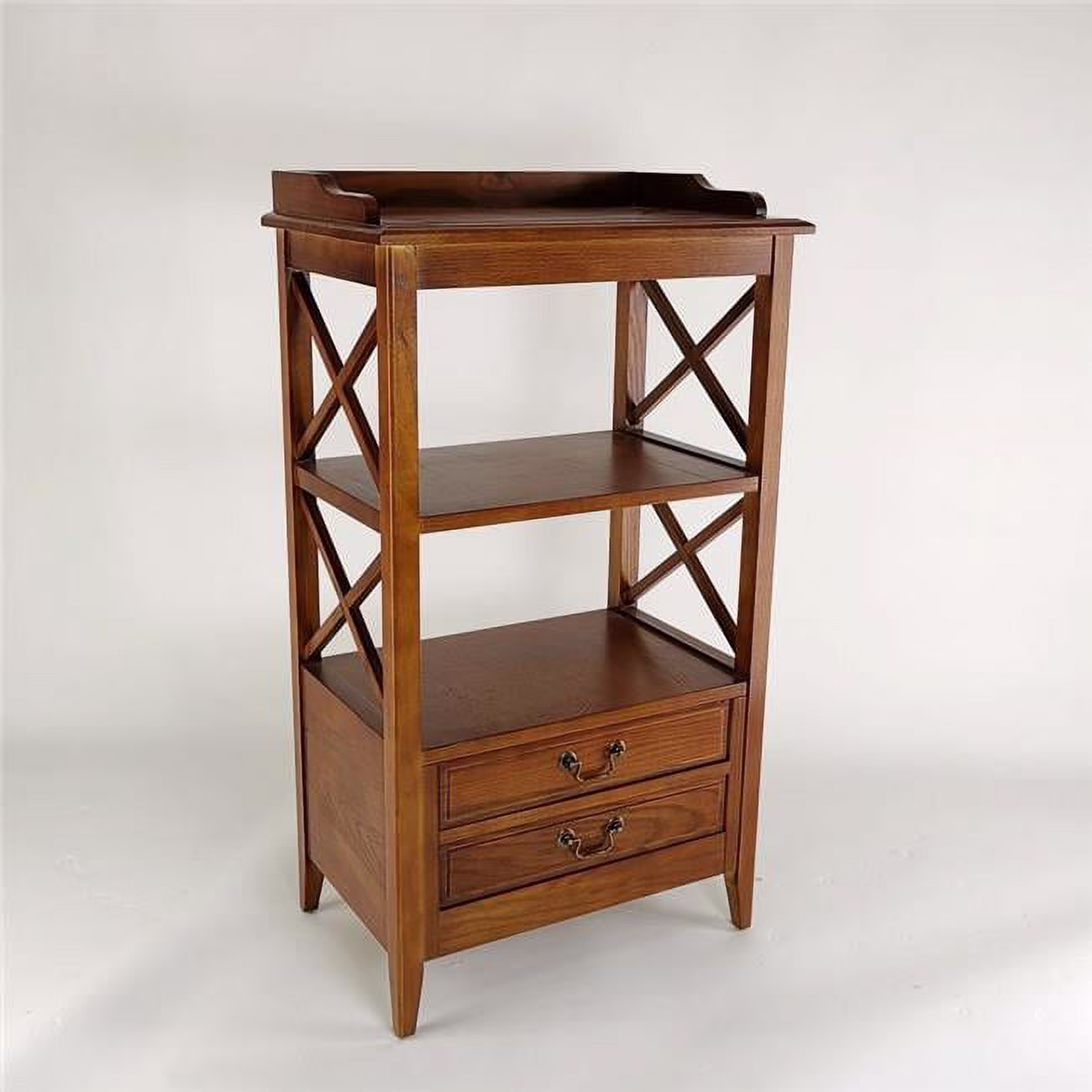 Wayborn Furniture 9110 Eiffel Rach Space Saver Birchwood