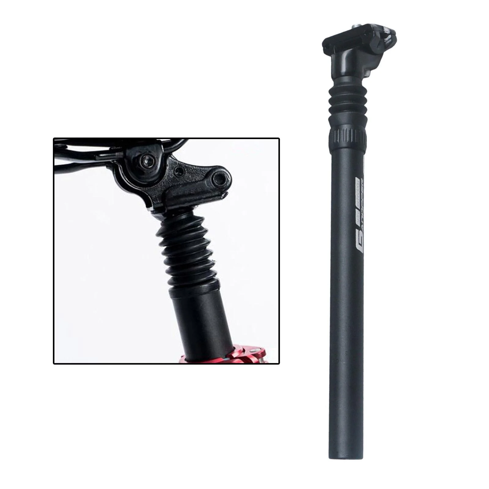Seatpost 27...4 30.9 31.6mm Travel Damping Seat Seat Tube Bike , 30.4x350mm