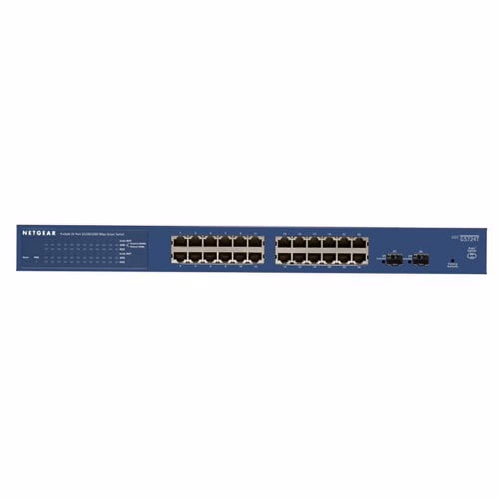 NetGear GS724T-400NAS 24-port Gigabit Ethernet Smart Managed Pro Switch 24-port Smart Managed Pro Switch