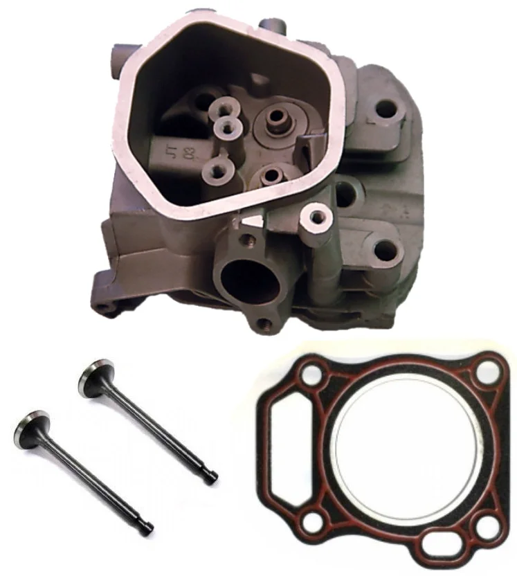 New Fits Honda GX270 9HP Cylinder Head Kit Inlet & Exhaust Valves Head Gasket