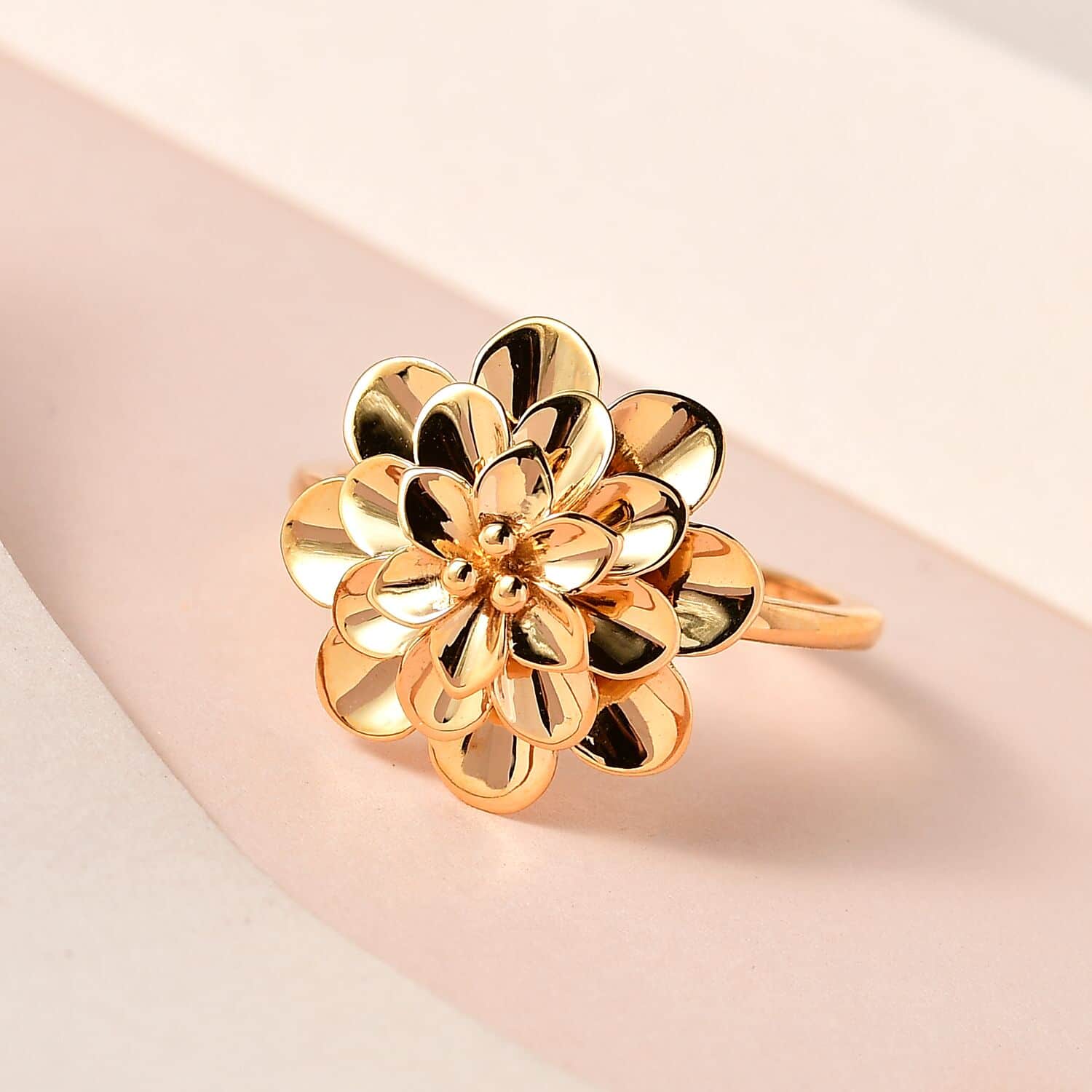 Shop LC 22K Yellow Gold Flower Ring for Women Jewelry Size 9 Birthday Gifts for Women
